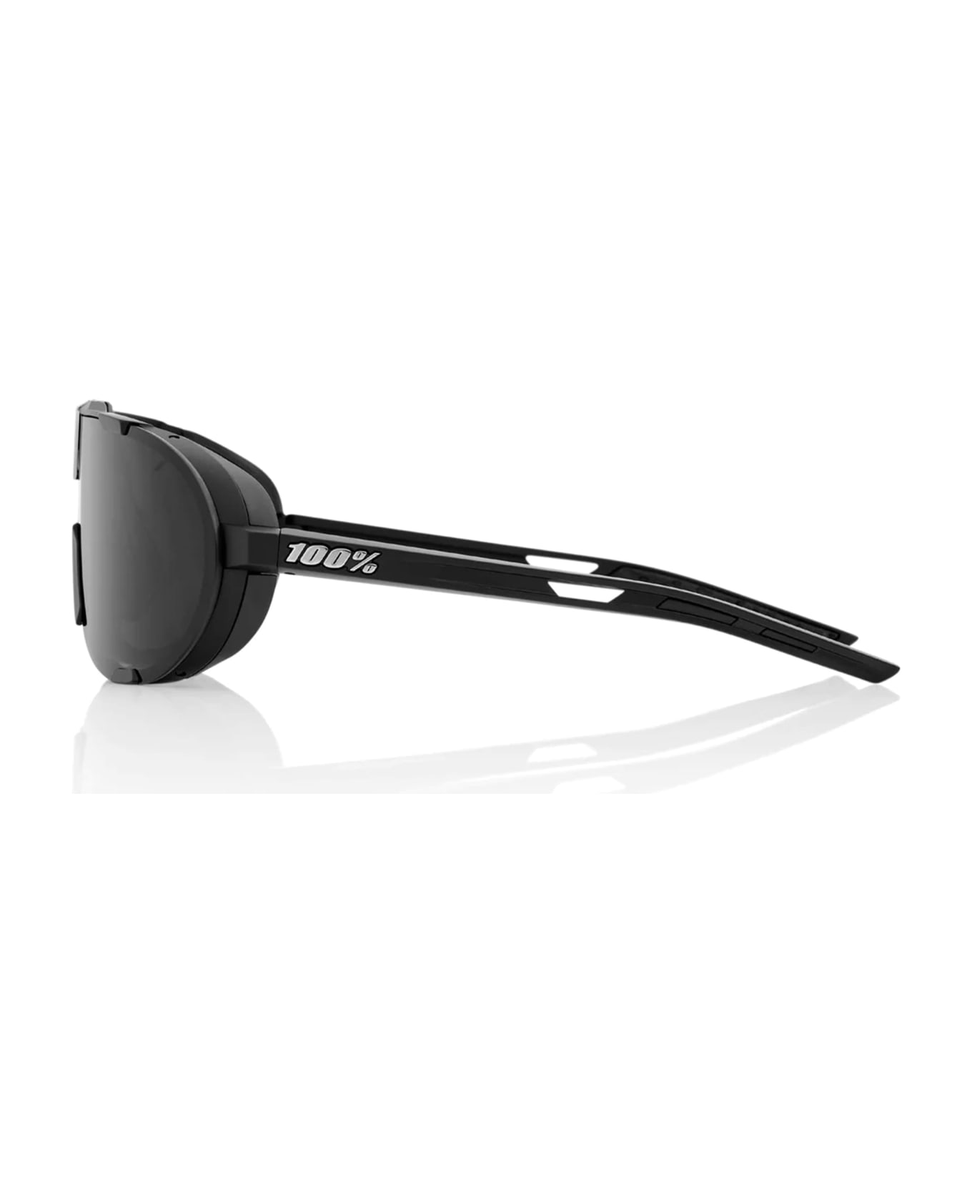 100% Westcraft - Matte Black / Smoke Lens Sunglasses - Black