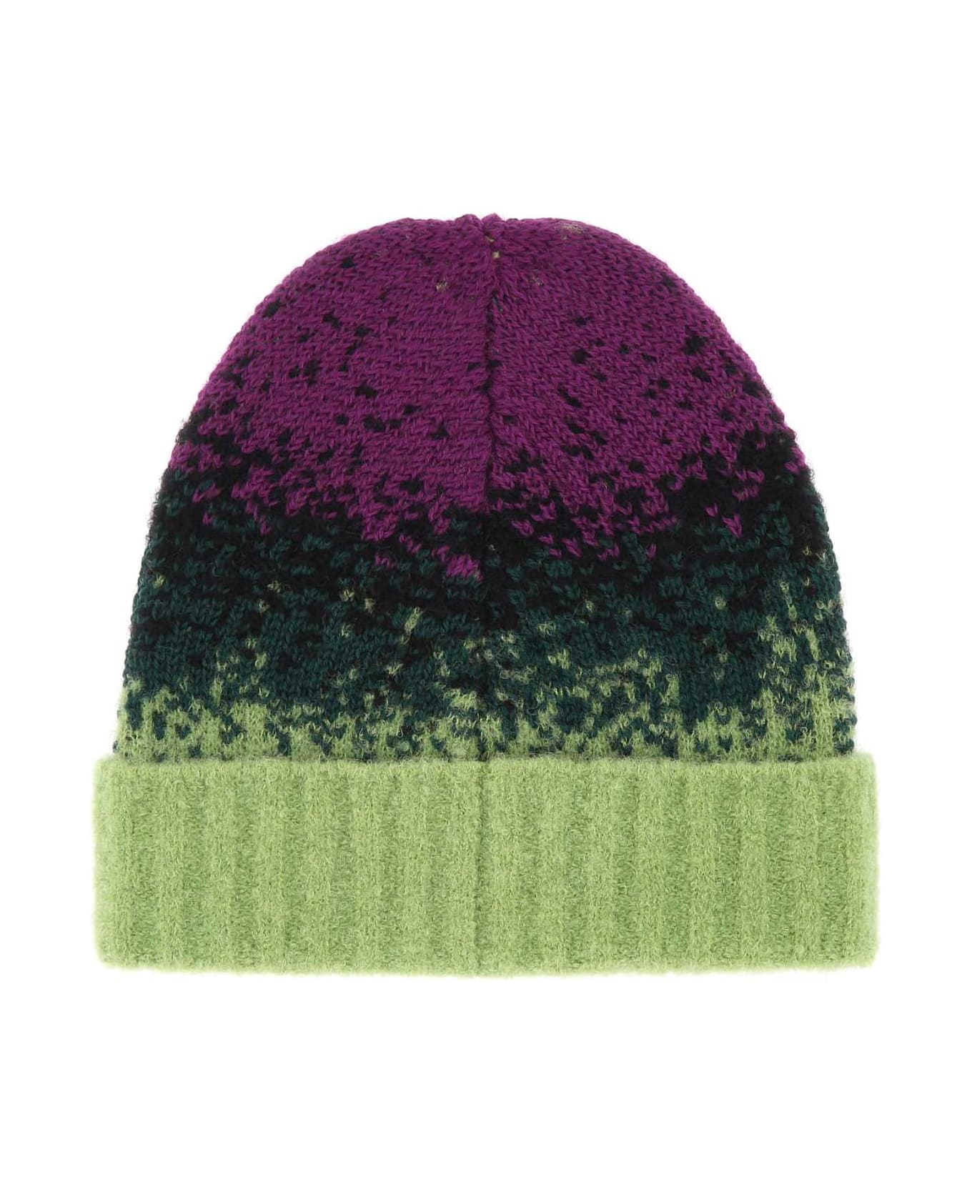 Y/Project Multicolor Stretch Wool Blend Beanie Hat - GREYELGRE