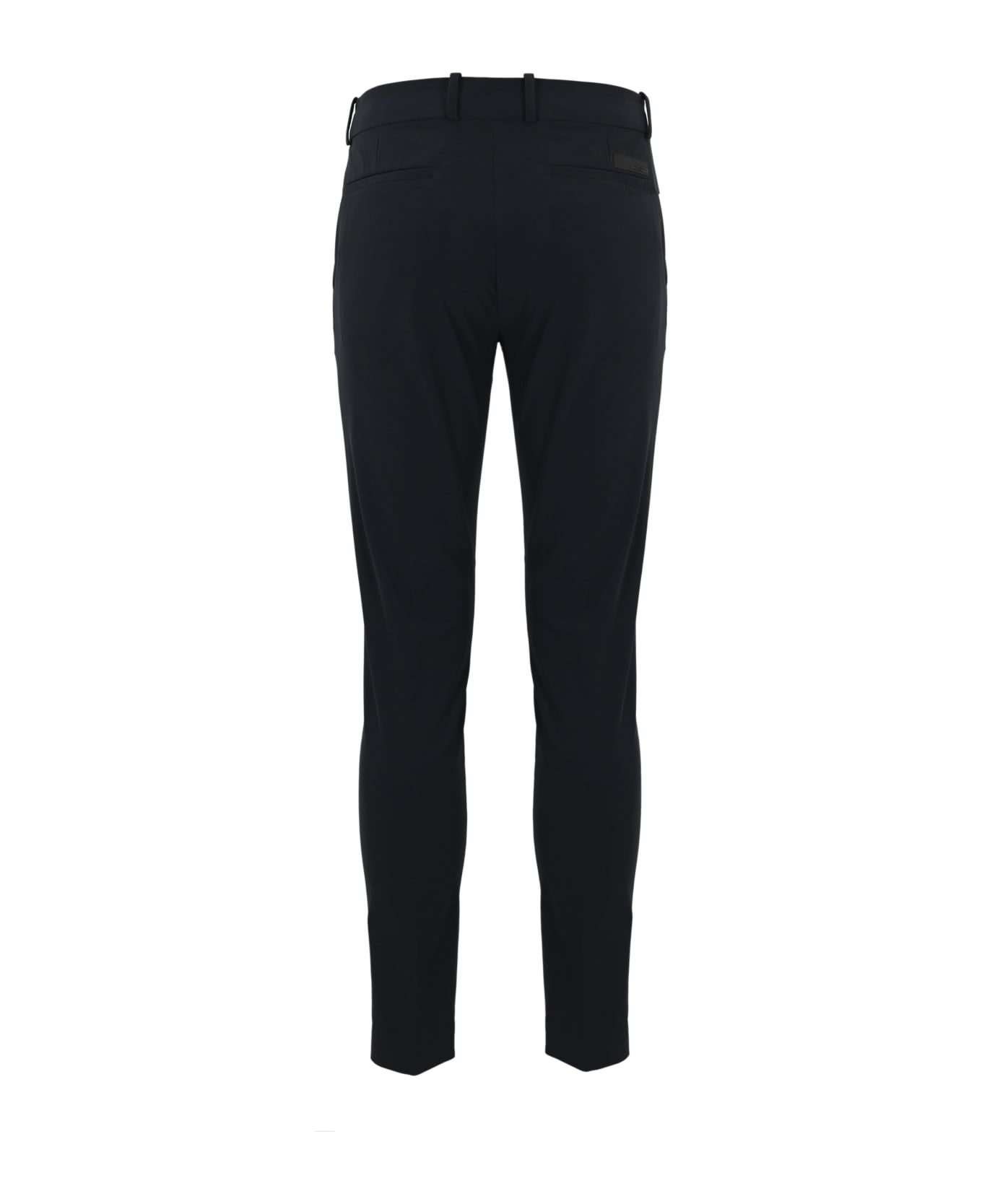 RRD - Roberto Ricci Design Chino Trousers In Technical Fabric With Pleats - Blue black