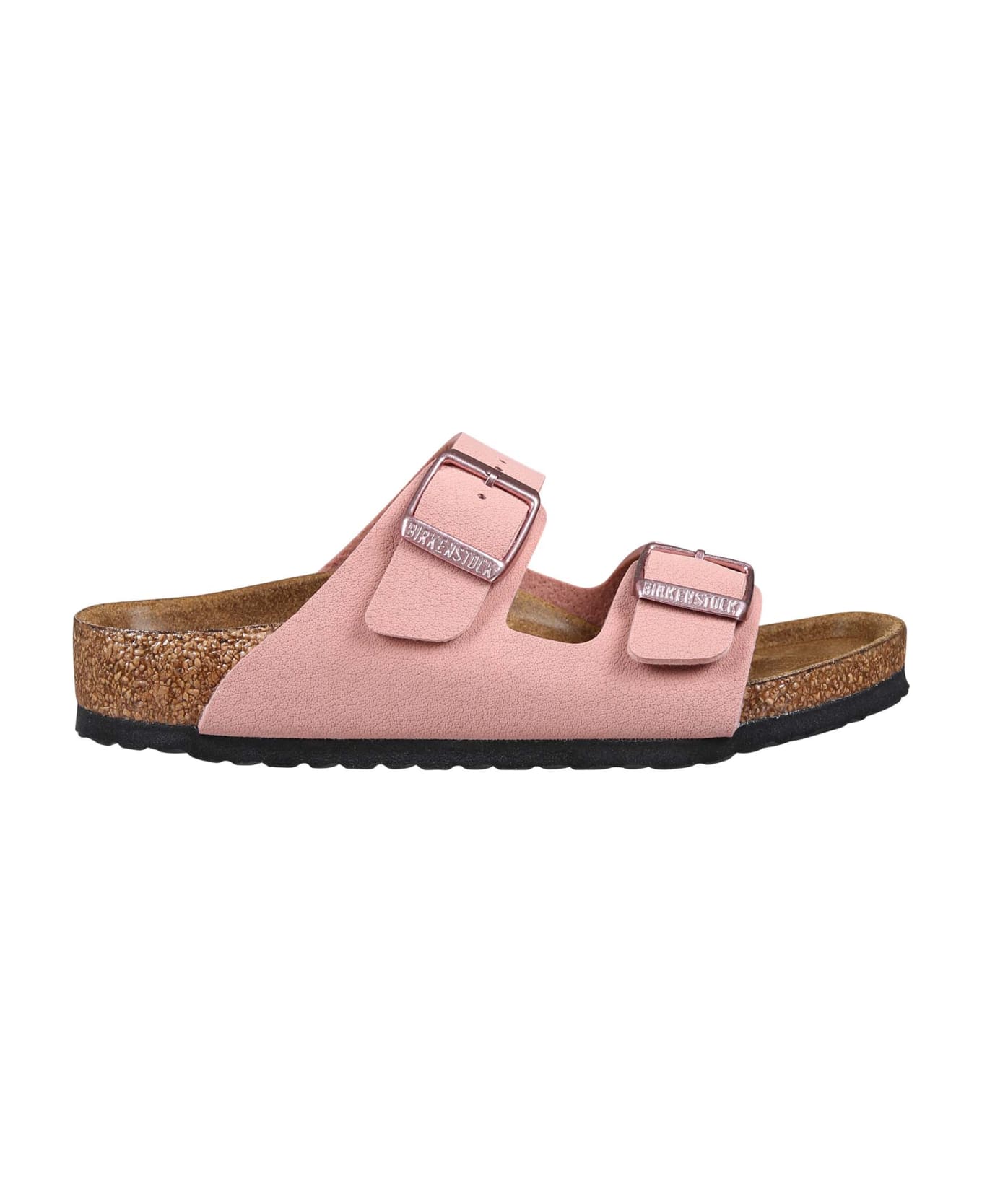 Birkenstock Pink Arizona Bs Slippers For Girl - Pink