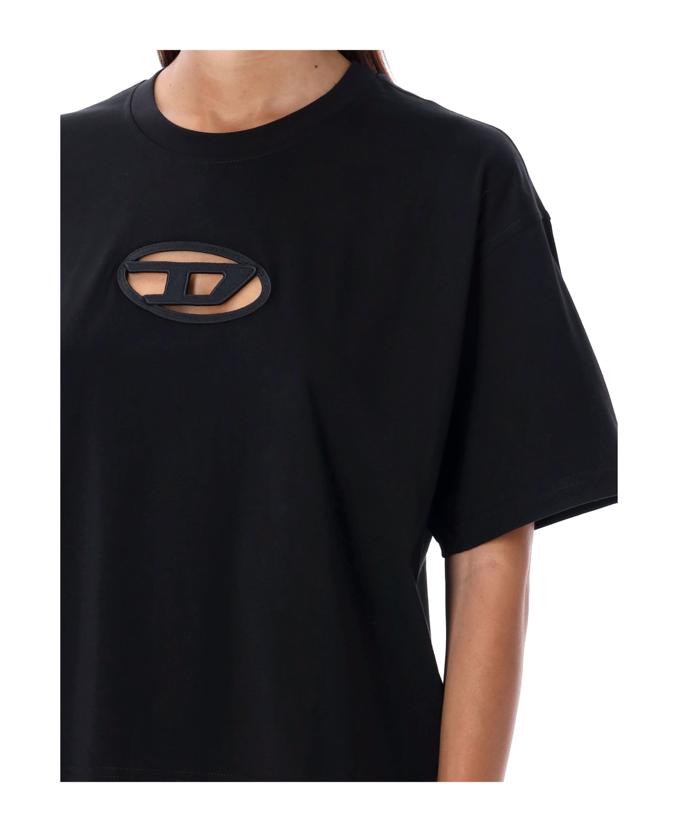 Diesel T-buxt-od Logo T-shirt - BLACK