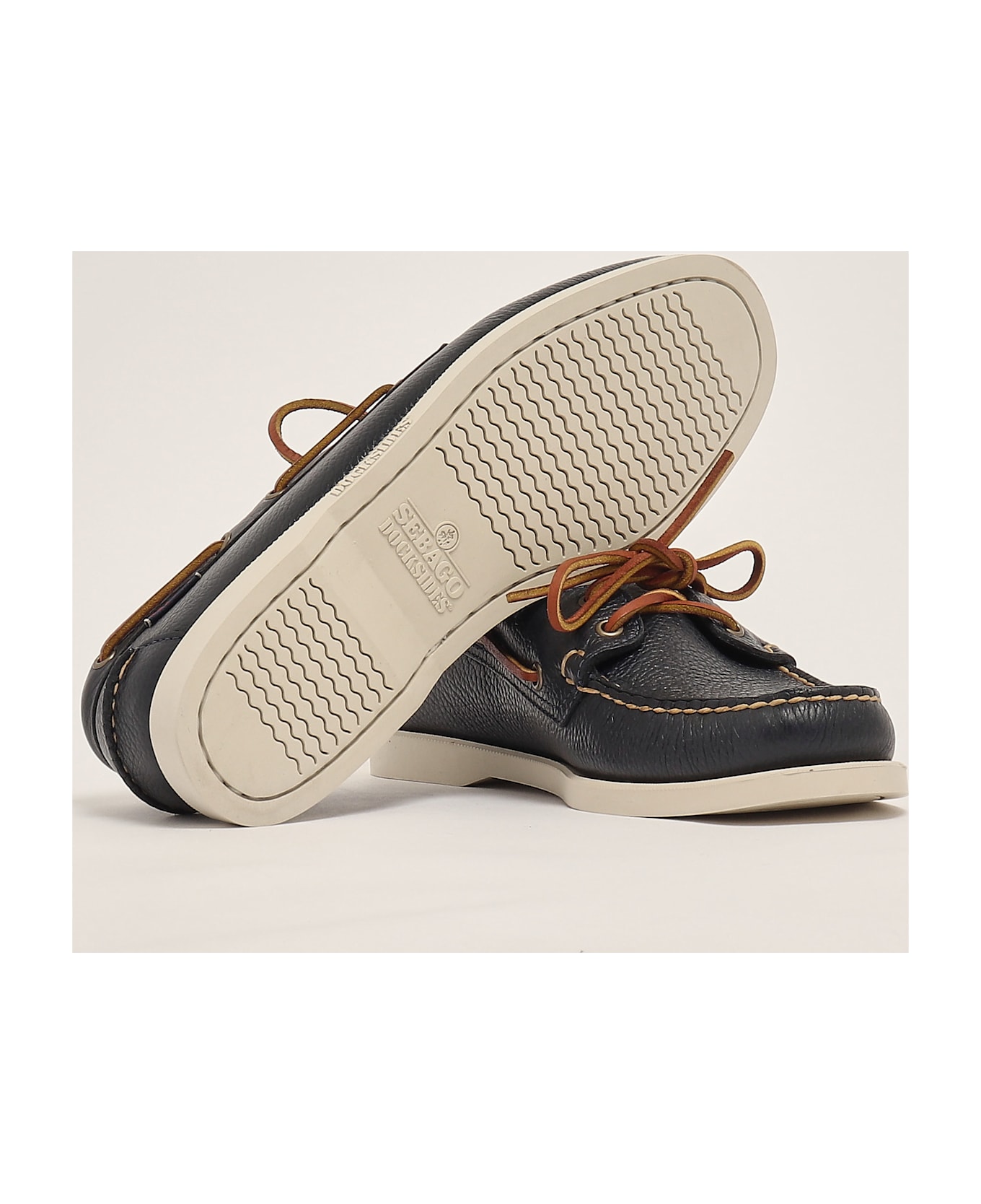 Sebago Portland Martellato Loafers - NAVY ローファー＆デッキシューズ