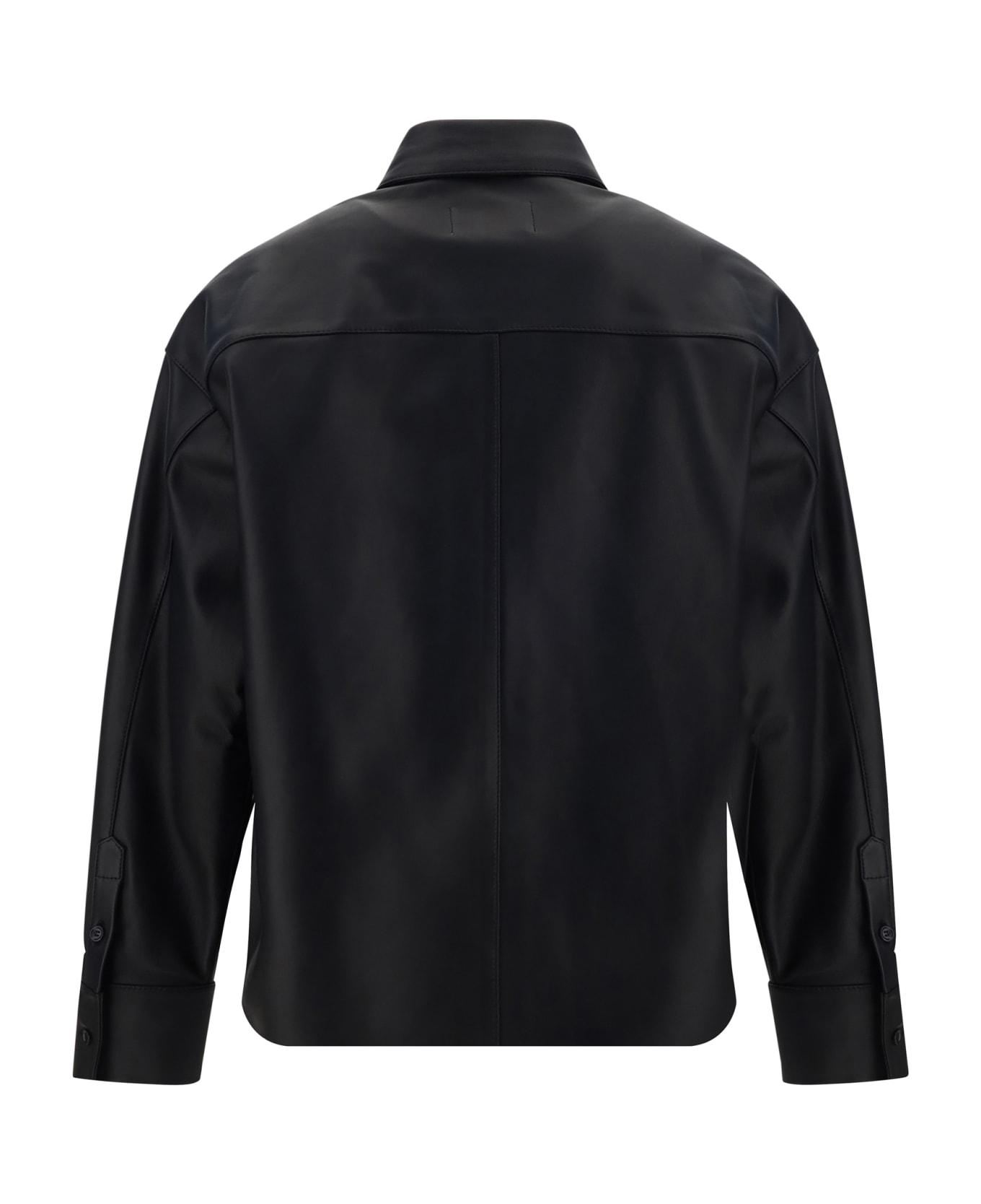 Ami Alexandre Mattiussi Leather Shirt - Black