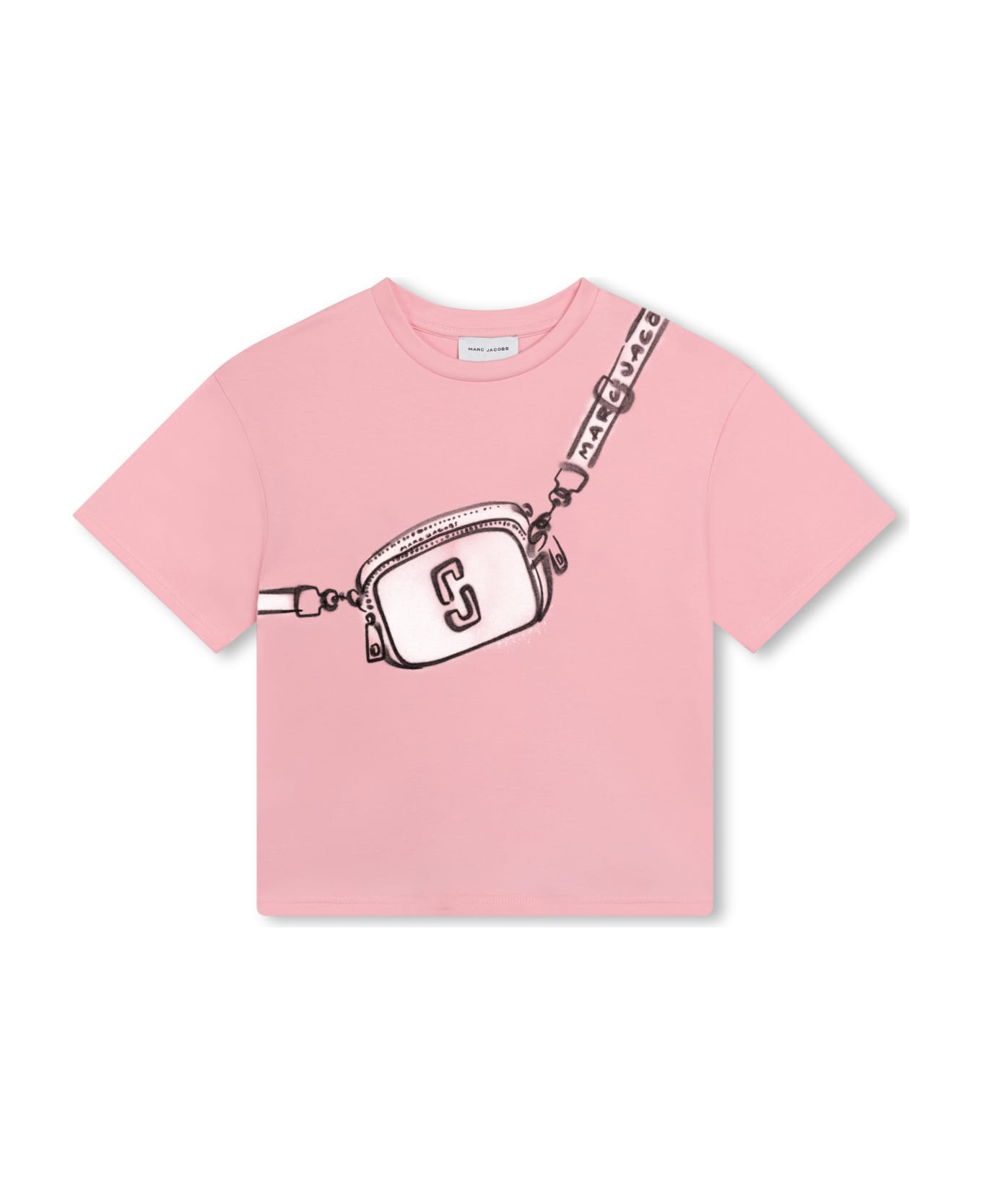 Marc Jacobs T-shirt Con Stampa - Pink