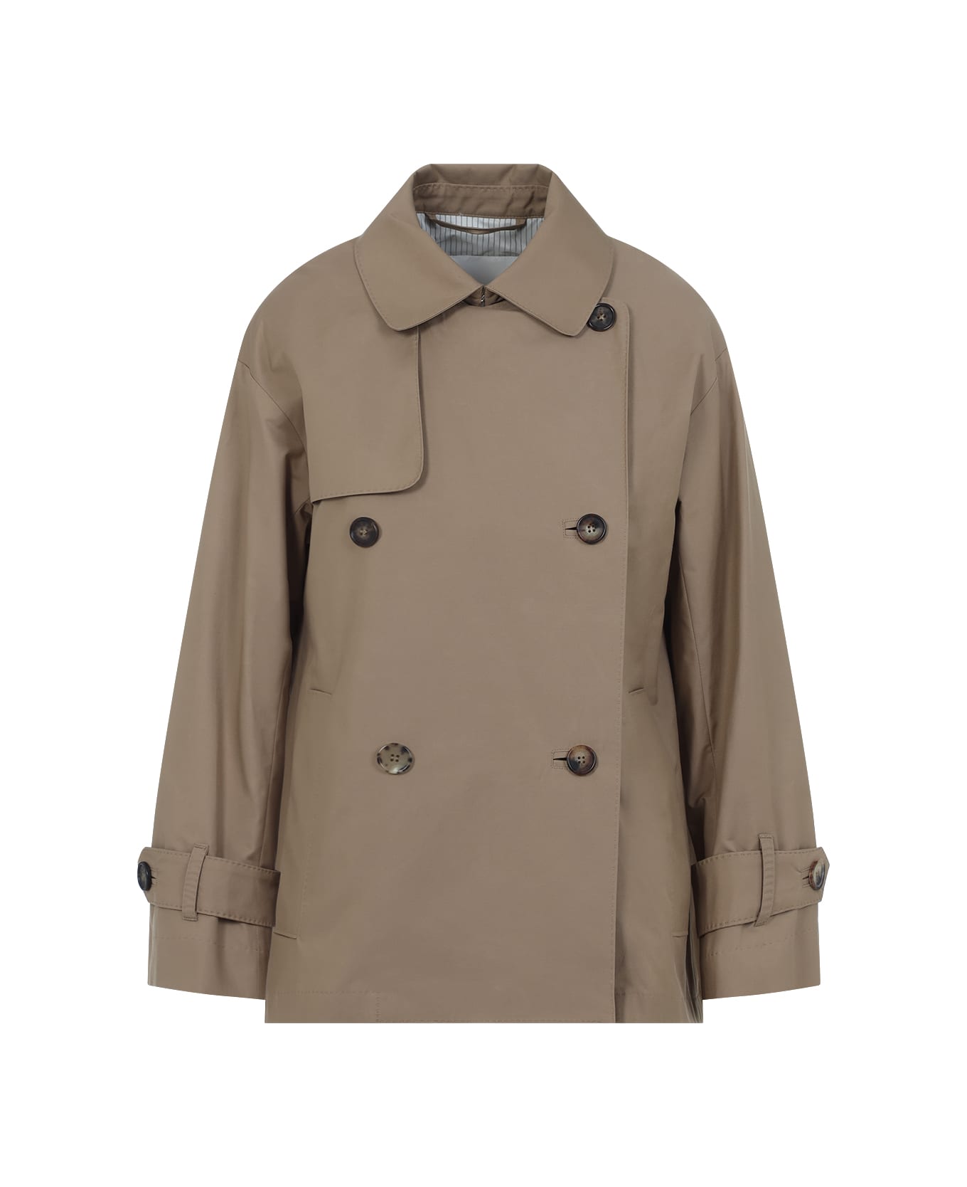 Max Mara The Cube Zeno Short Trench - Spring Camel