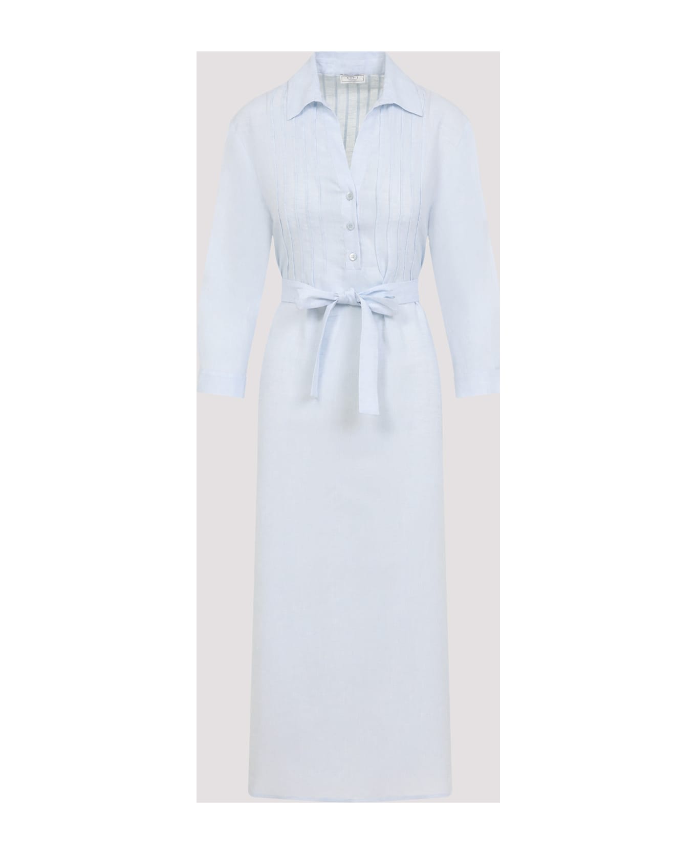 Peserico Chemisier Midi Dress - Azzurro