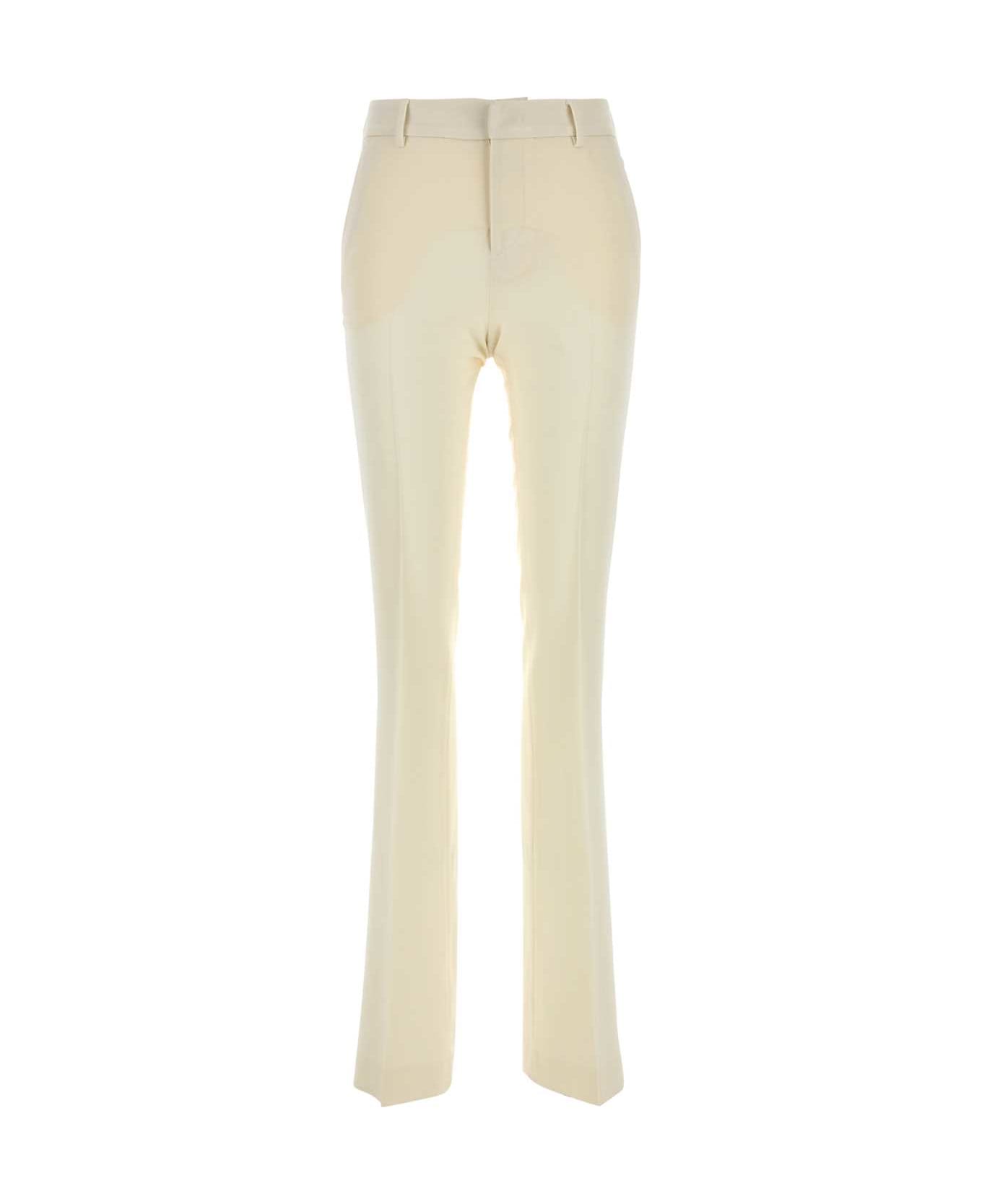 PT Torino Cream Stretch Wool Pant - BURRO