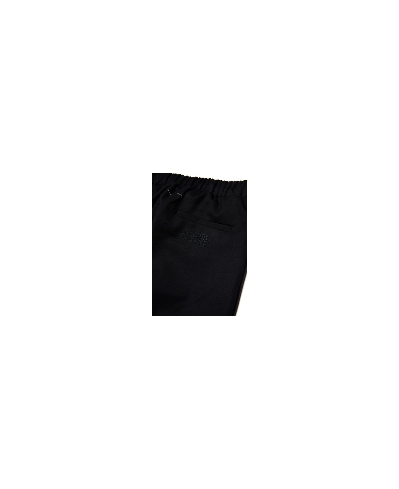 MM6 Maison Margiela Trousers Bicolor - Black