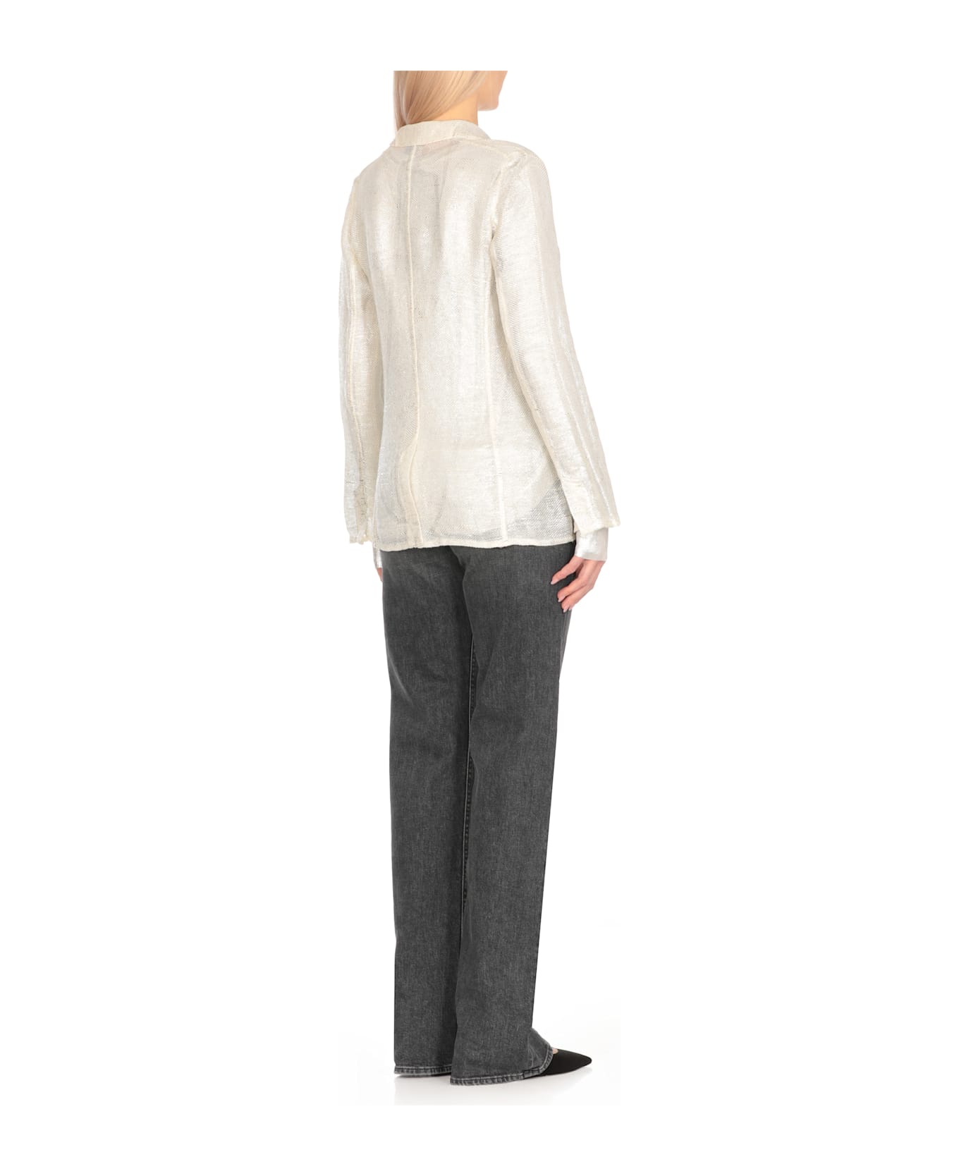 Avant Toi Line Blazer - Silver