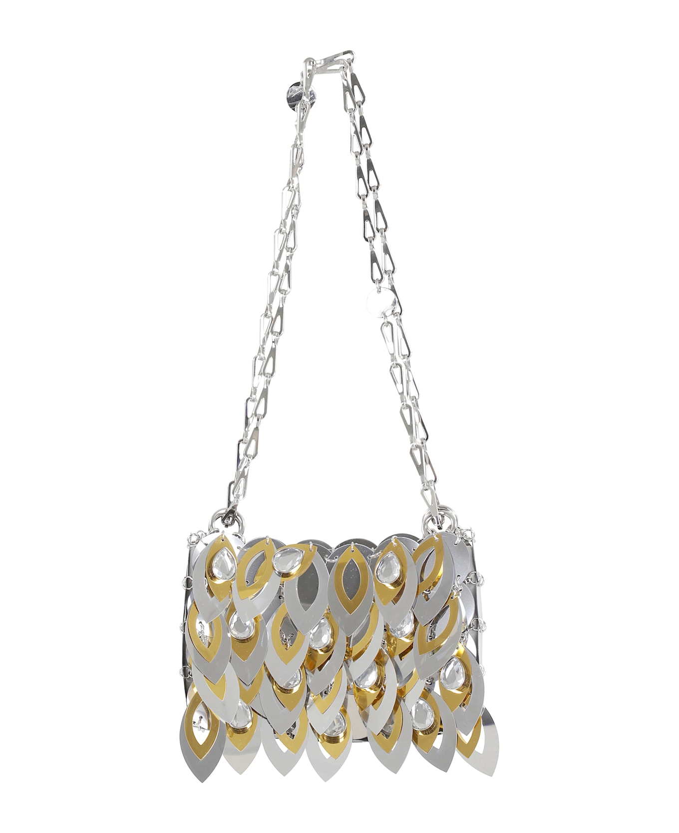 Paco Rabanne Nano Teardrop Bag - Silver Gold