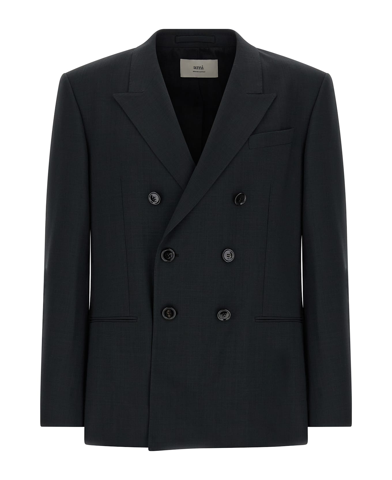Ami Alexandre Mattiussi Wool Blazer - CHARCOAL