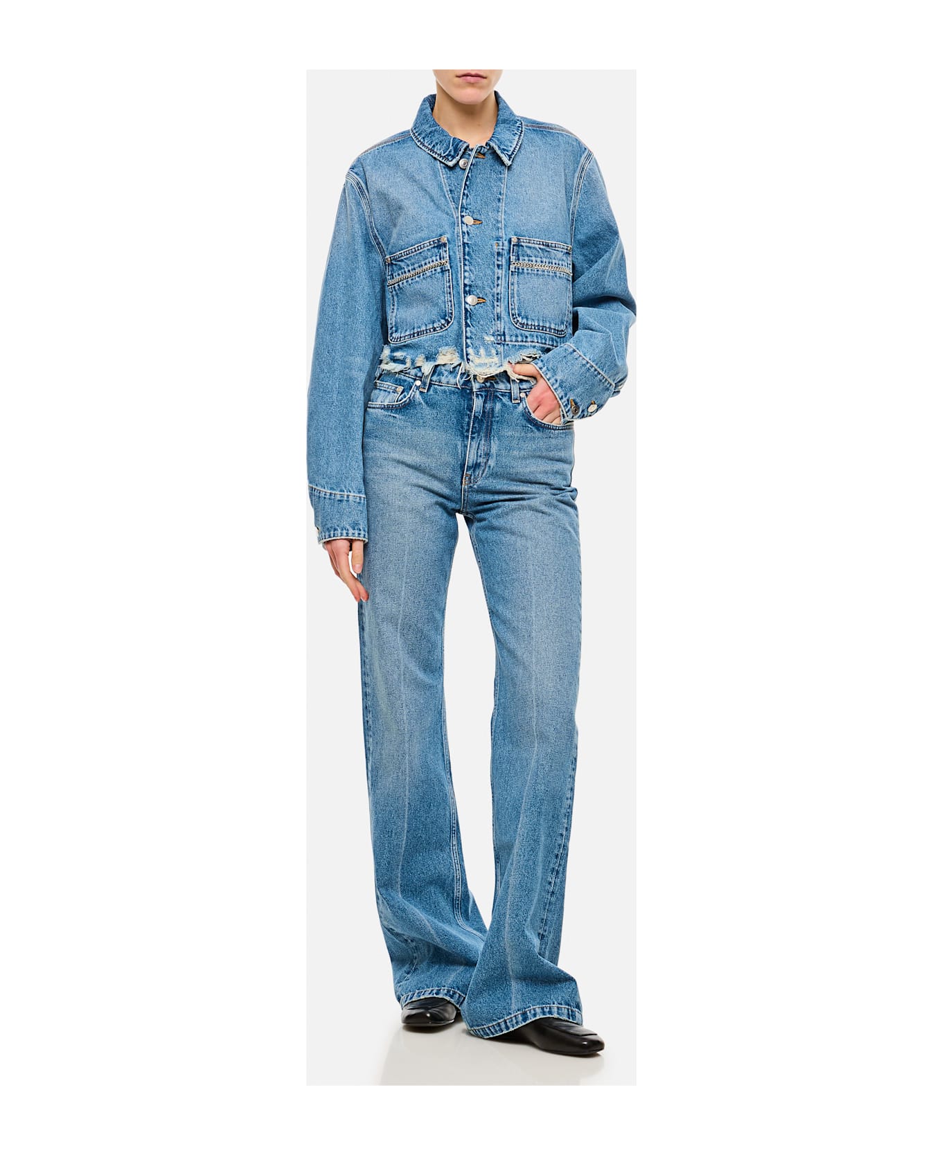 Stella McCartney Denim Jacket - Clear Blue