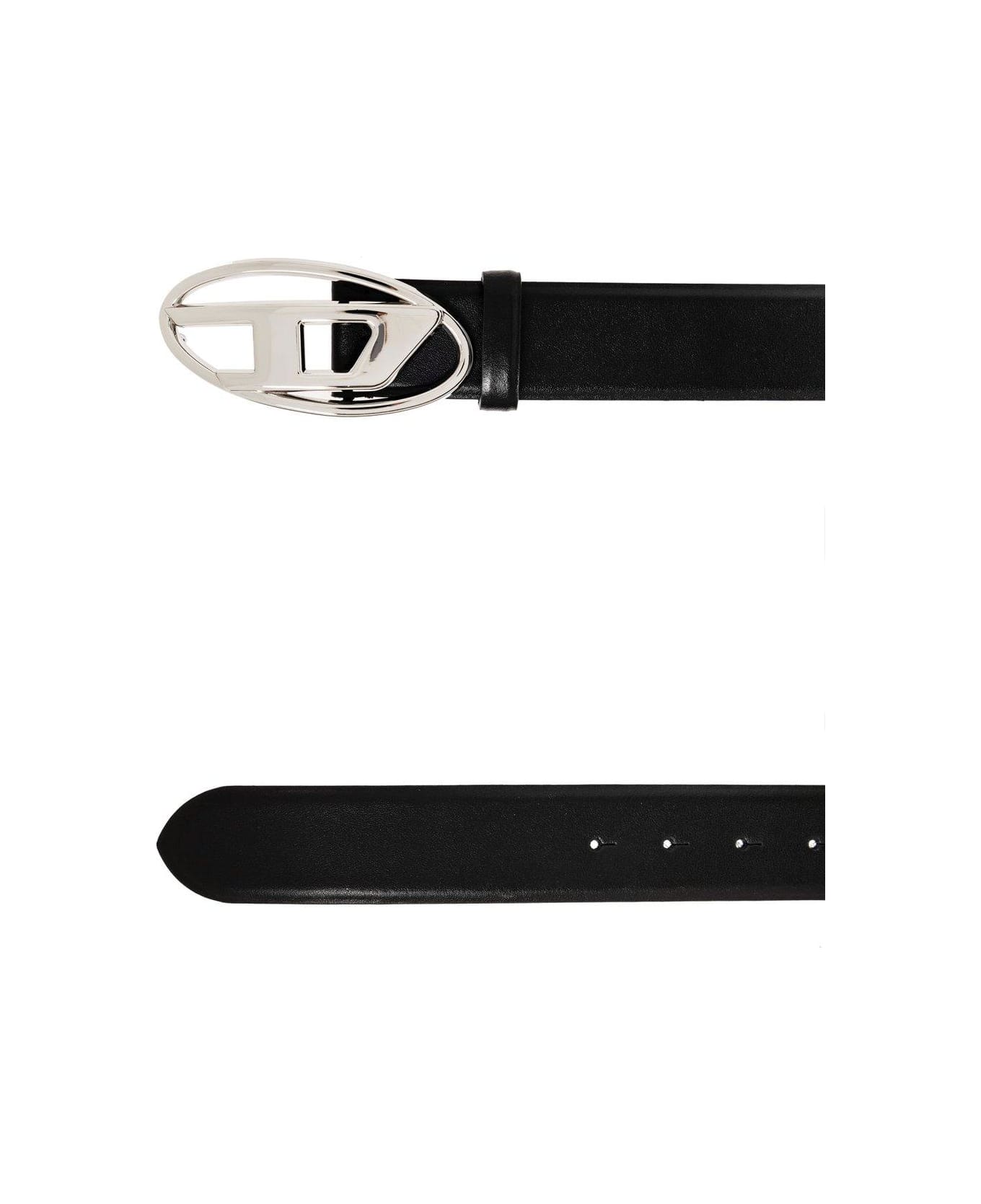 Diesel B-1dr Leather Belt - Black