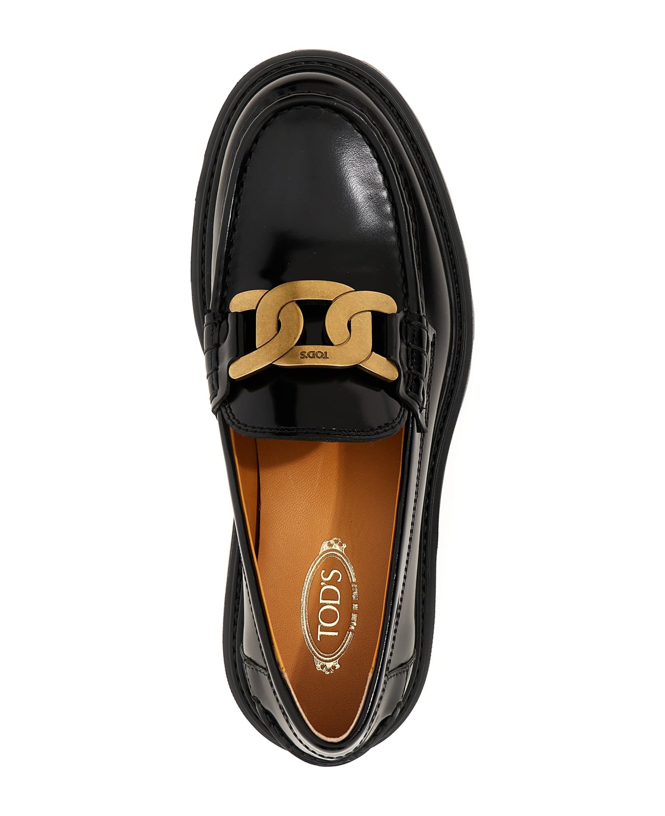 Tod's Chain Loafers - Pelle Nero