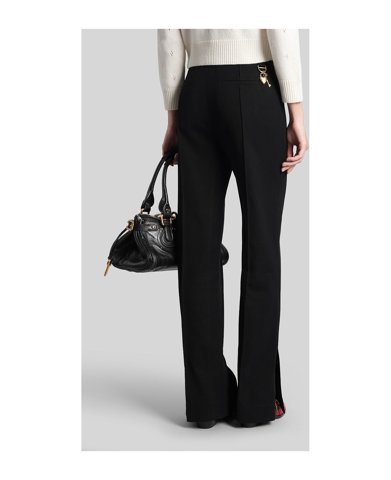 Chloé Pants In Black Cotton - black