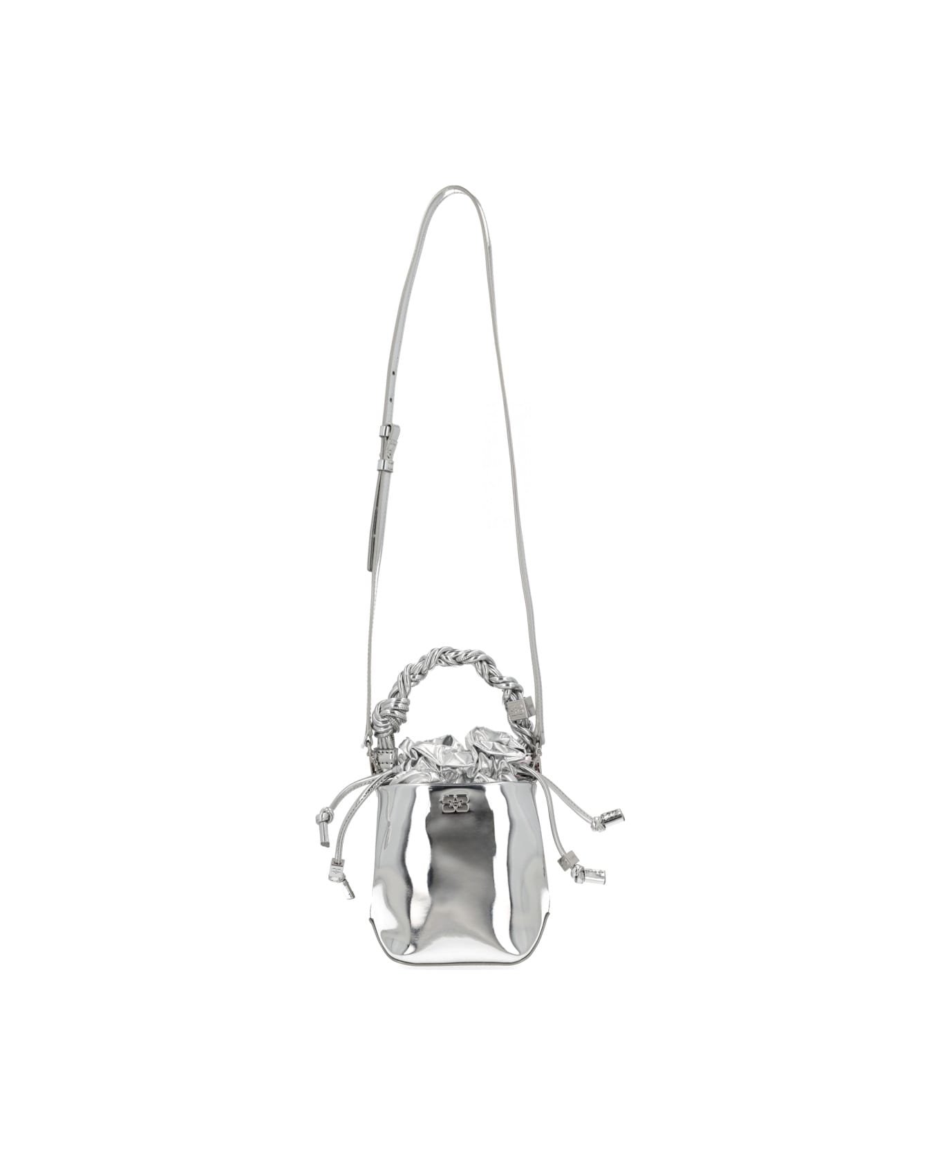 Ganni "bou Bucket Mini" Bag - SILVER