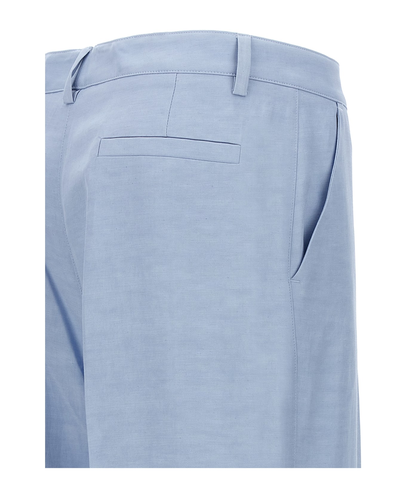 Parosh Smart Pants - Light Blue