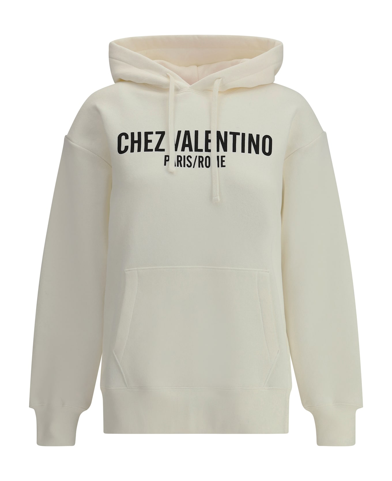 Valentino Logo Hoodie - Avorio