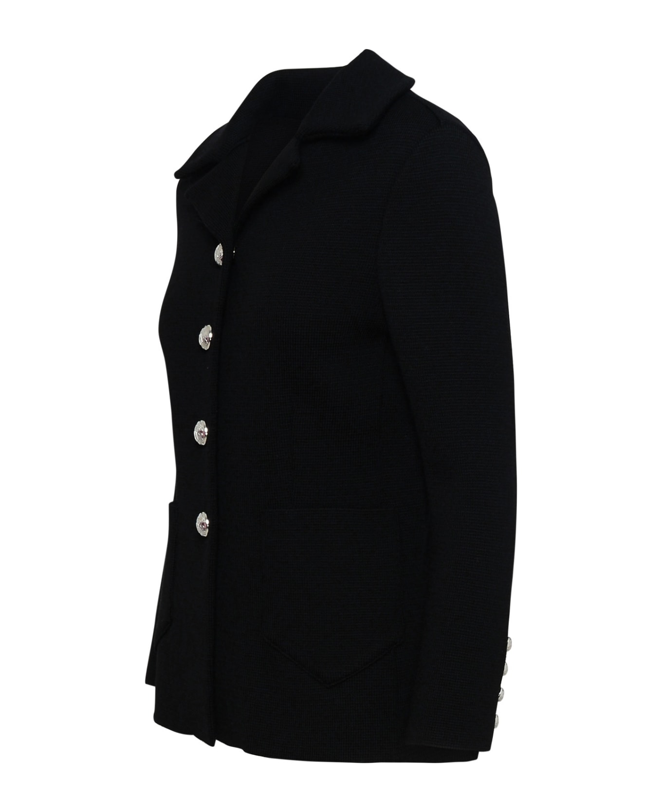 Charlott Black Wool Jacket - Black コート