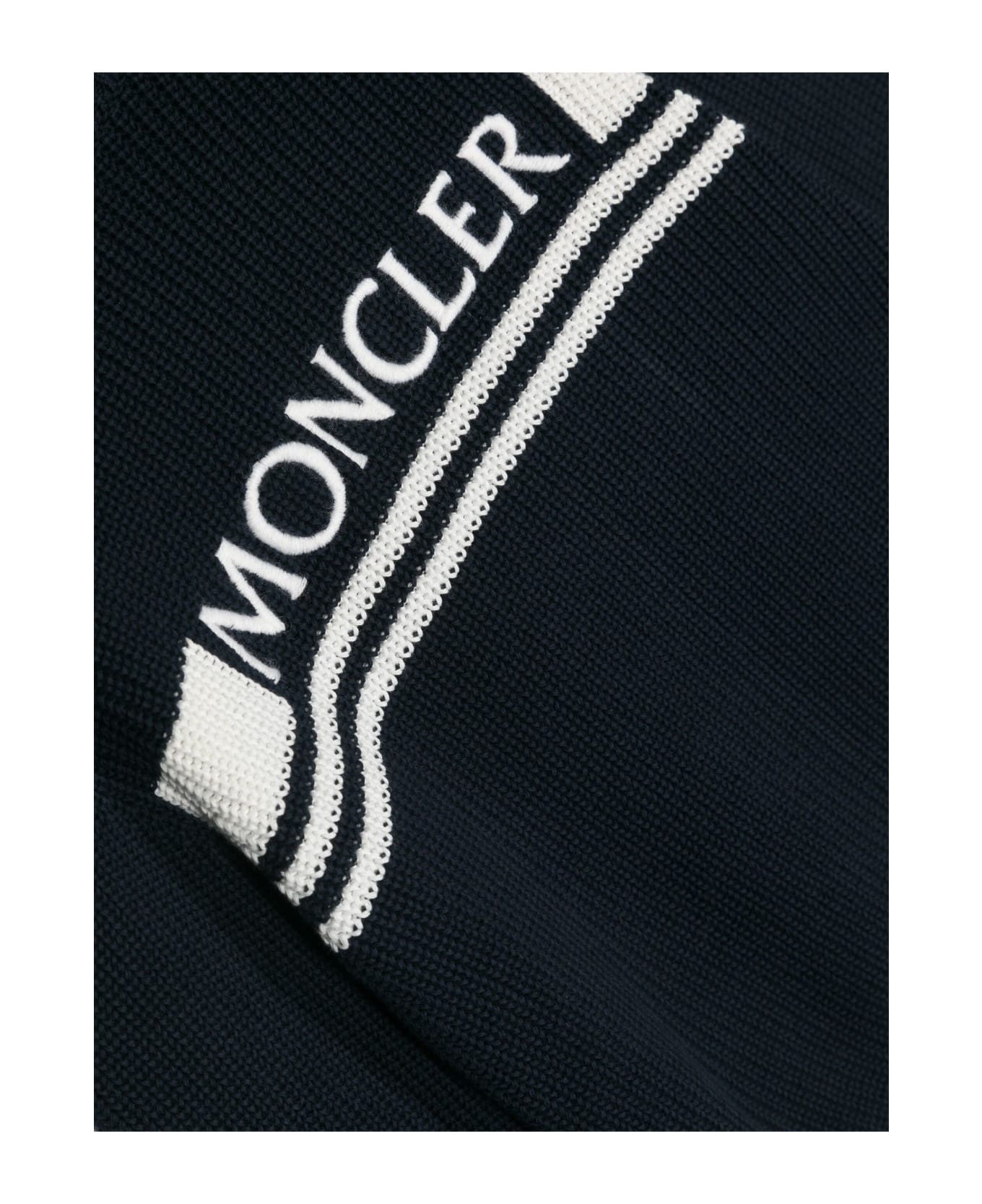Moncler New Maya Sweaters Blue - Blue ニットウェア＆スウェットシャツ