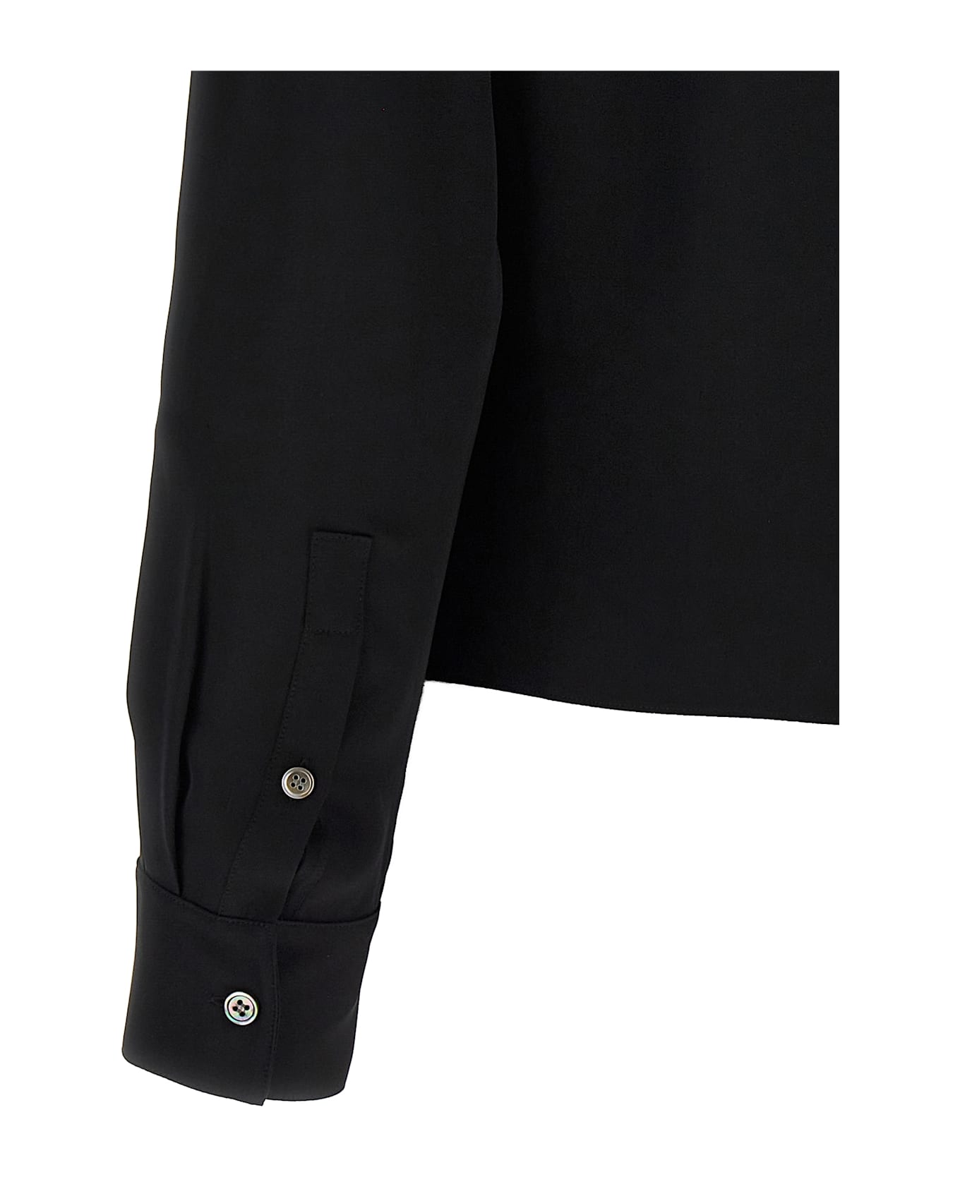 Theory 
pk Label Wrap
 Blouse - Black