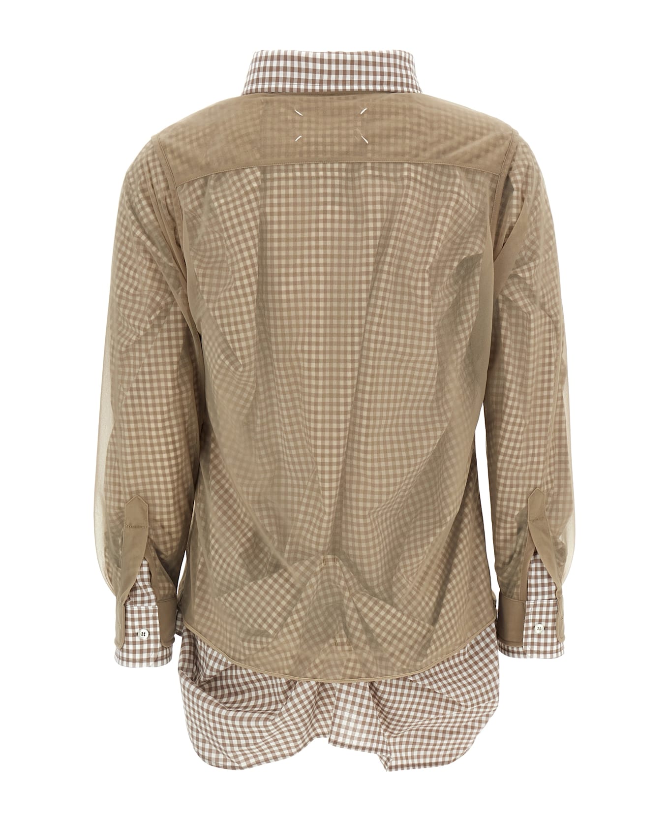 Maison Margiela Multilayer Shirt - Brown
