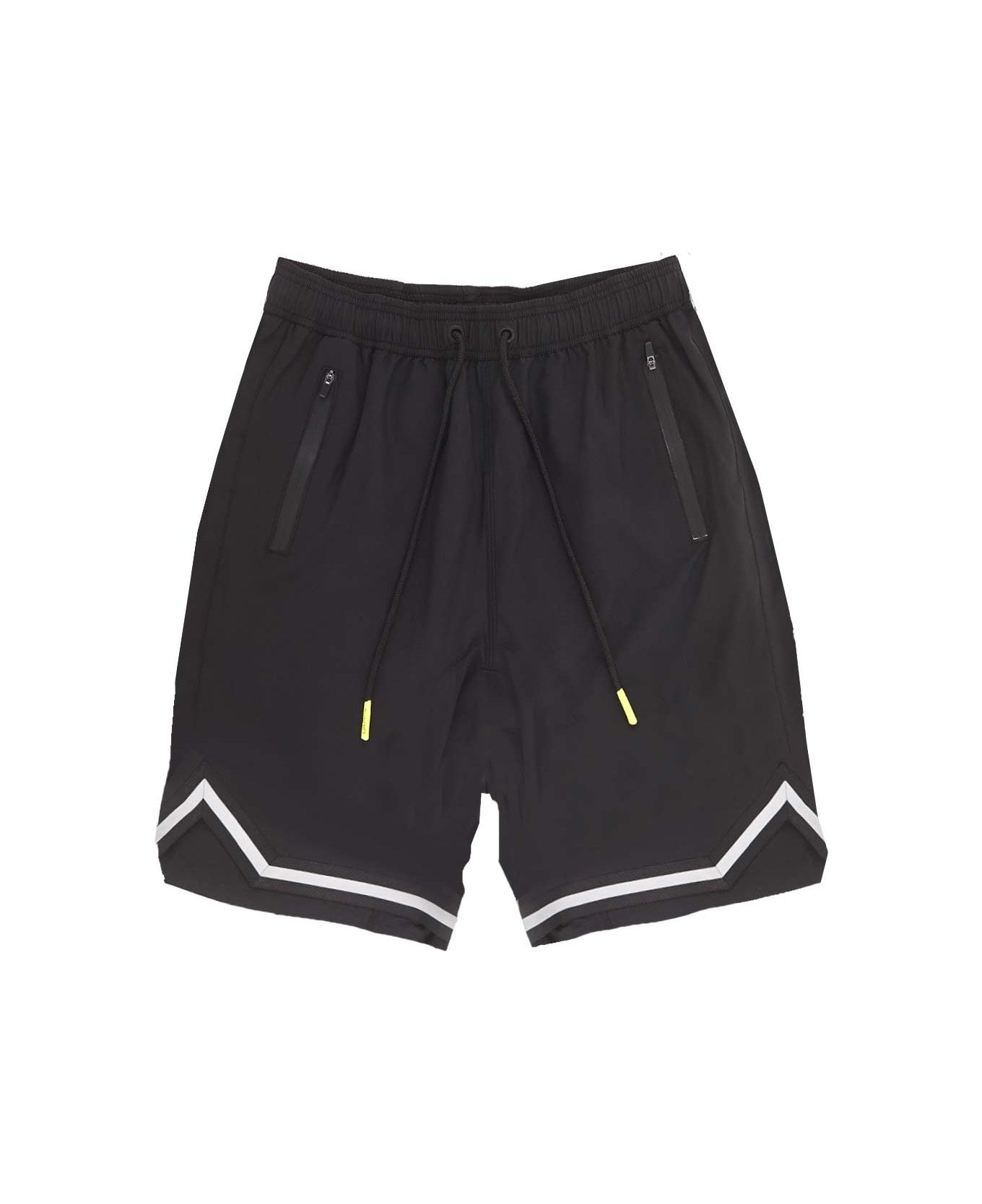 MC2 Saint Barth Black Swim Shorts Surf Style - BLACK