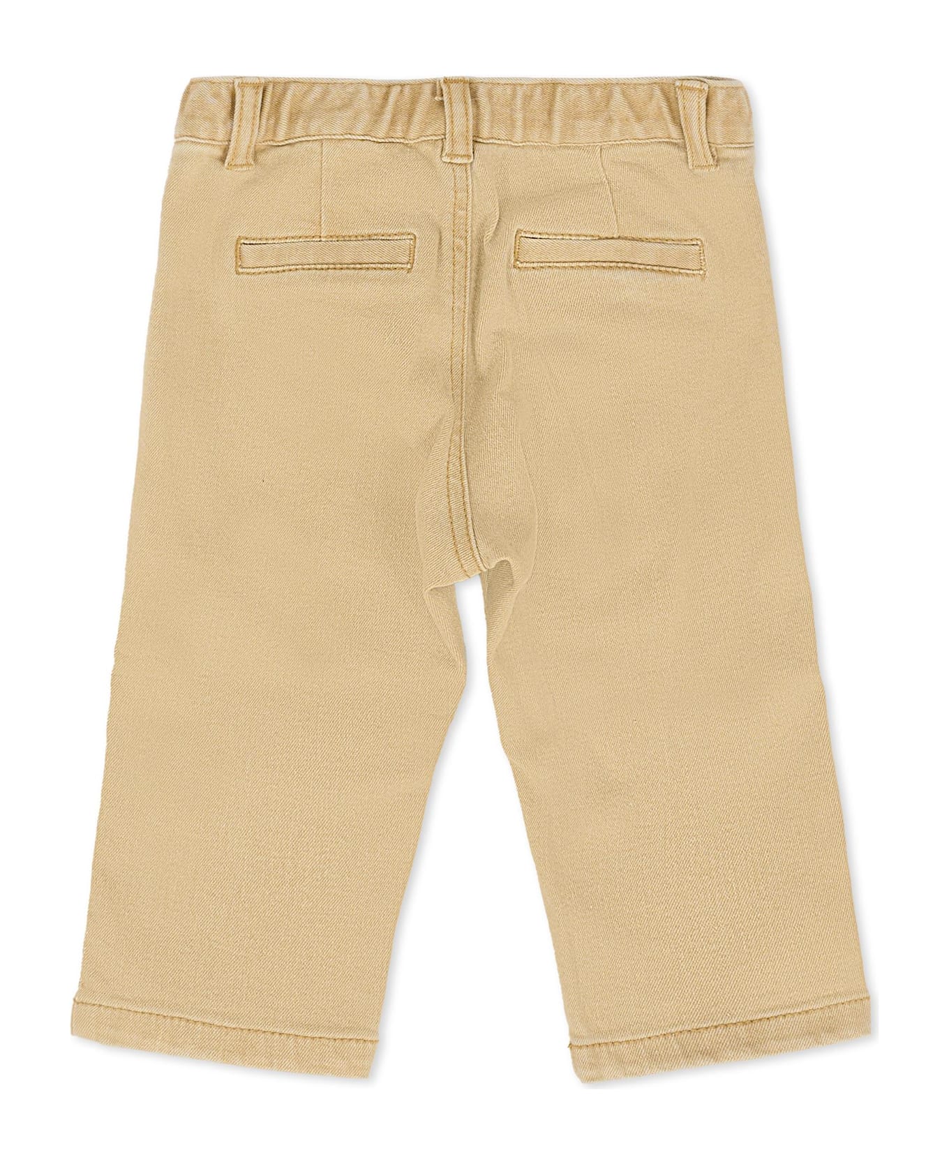 Moschino Beige Trousers For Baby Boy With Teddy Bear - Beige