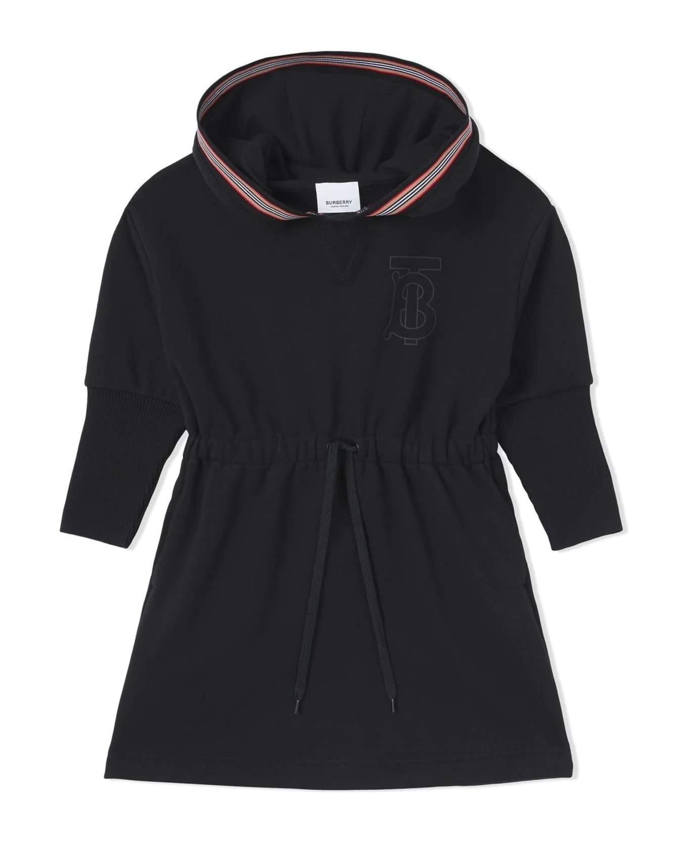 Burberry Black Cotton Dress - Nero