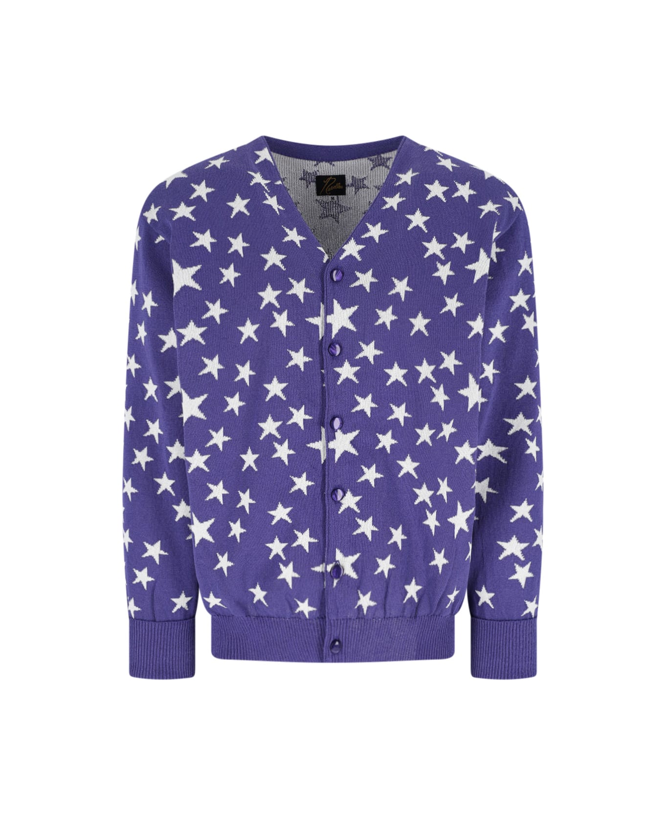 Needles V-neck Cardigan - Purple