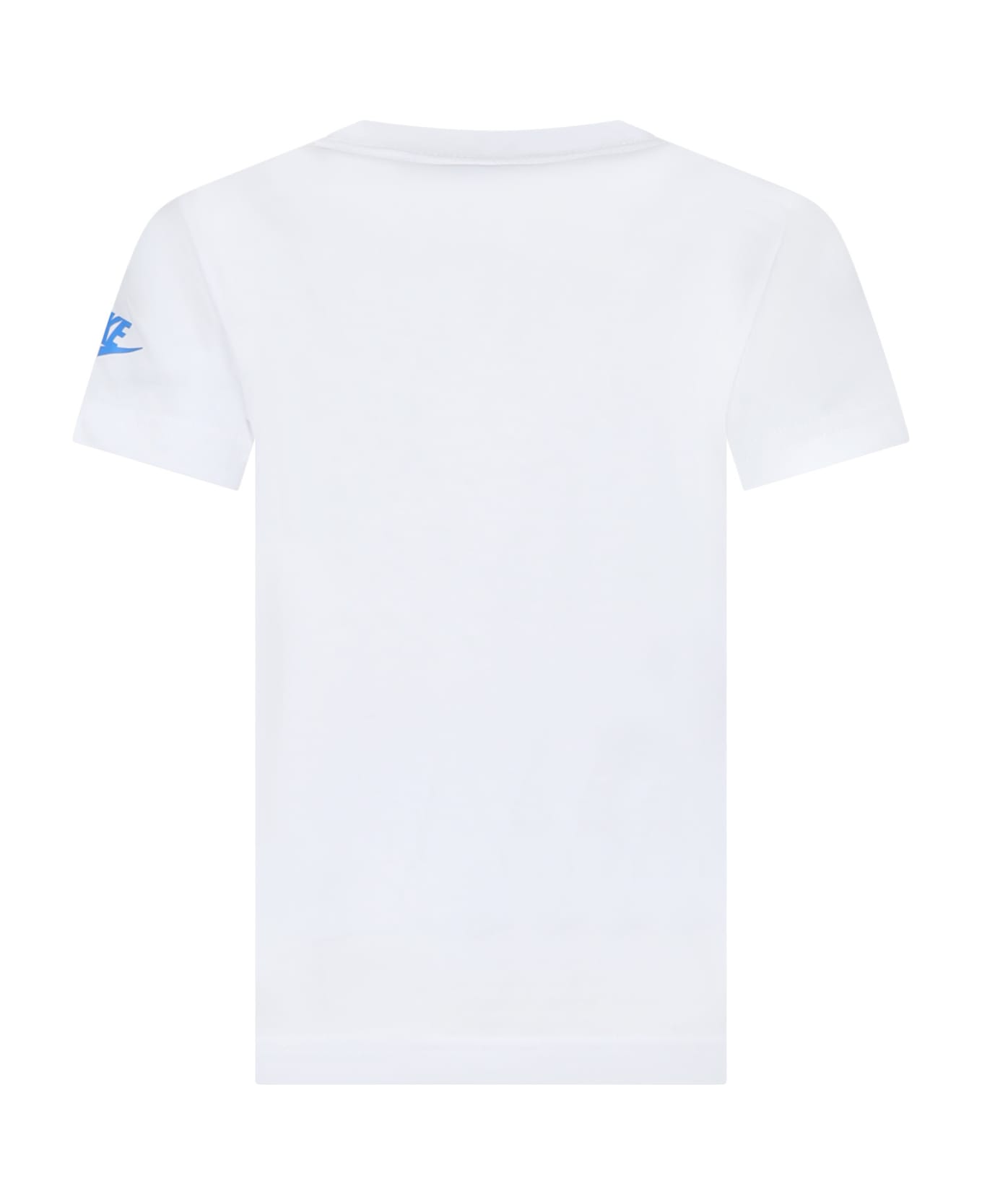 Nike White T-shirt For Boy With Logo - White Tシャツ＆ポロシャツ