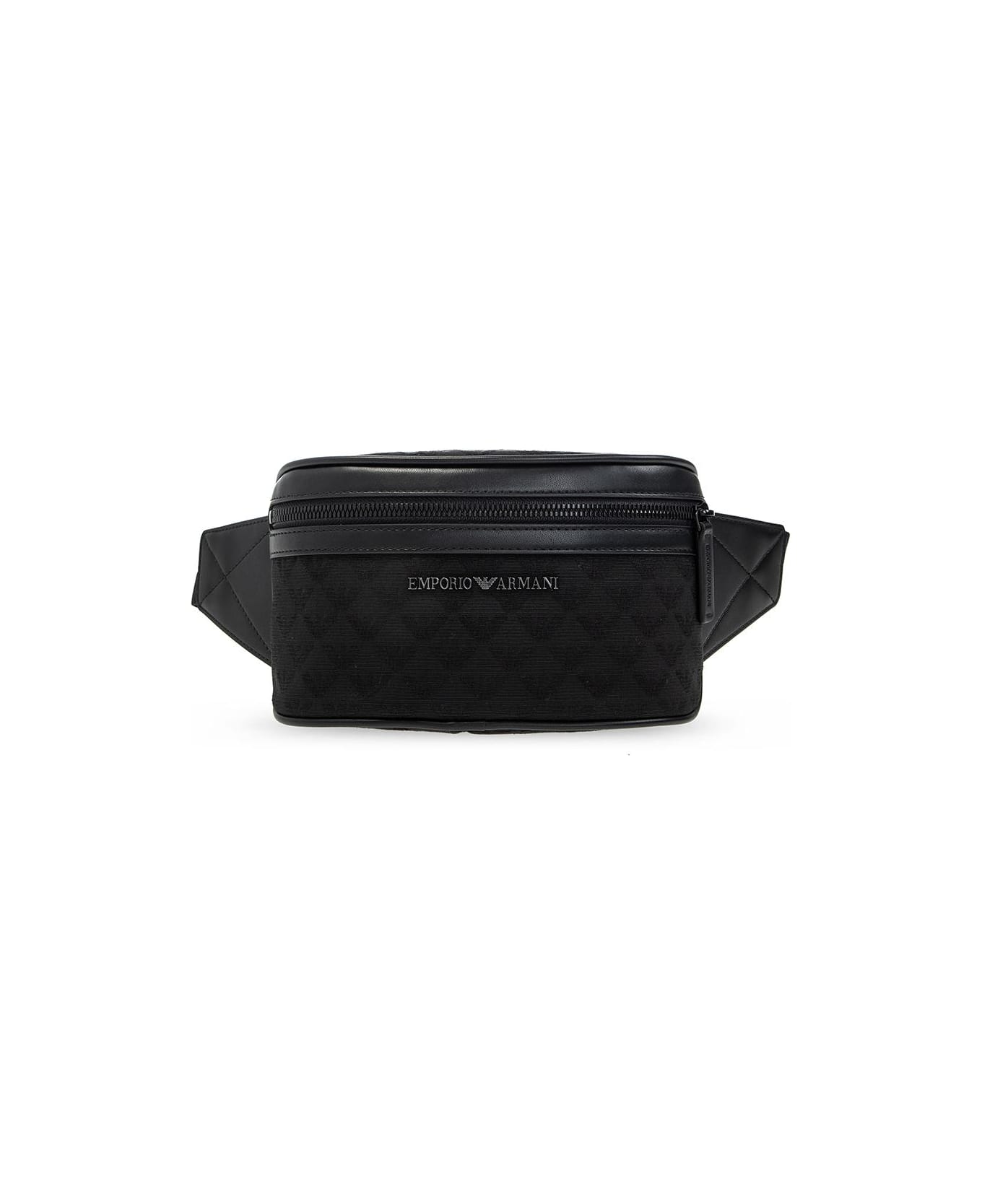 Emporio Armani Belt Bag With Logo Giorgio Armani - BLACK