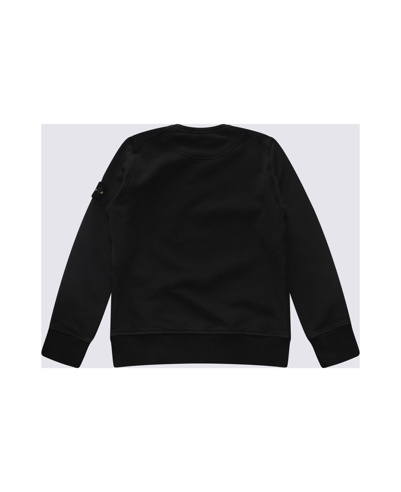 Stone Island Black Cotton Sweatshirt - Black