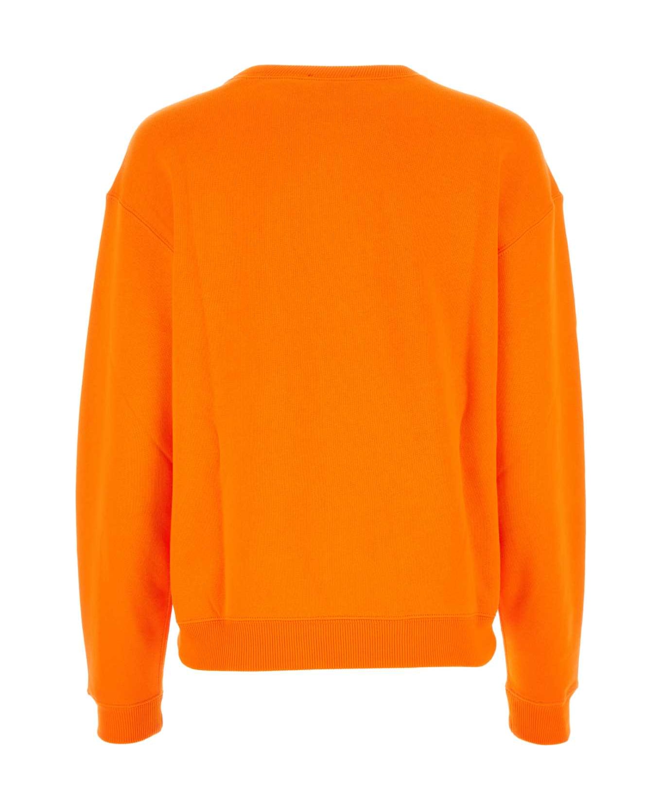 Polo Ralph Lauren Orange Cotton Blend Sweatshirt - SOLARORANGE