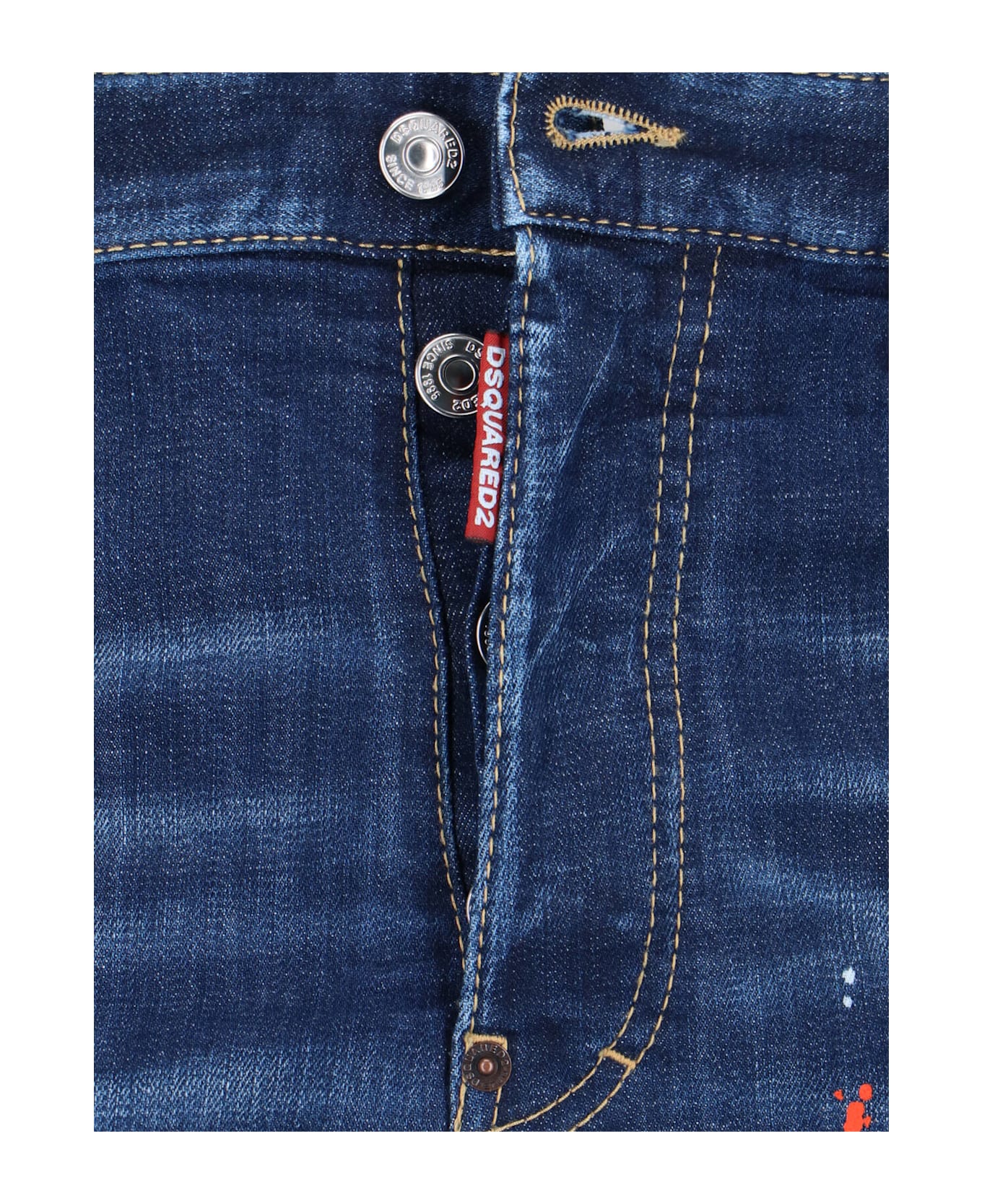 Dsquared2 'skater' Slim Jeans - Navy Blue