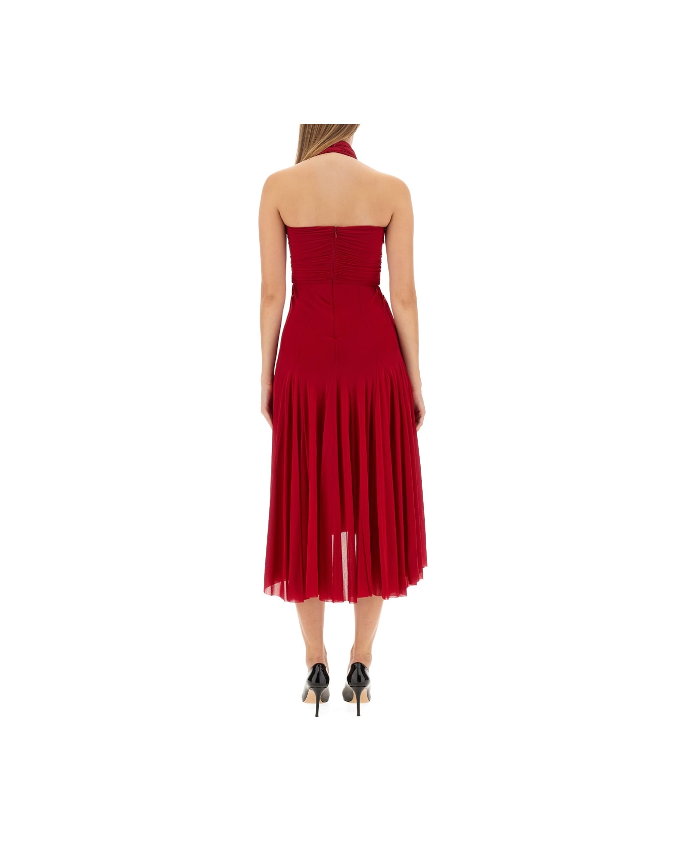 Philosophy di Lorenzo Serafini Tulle Dress - RED