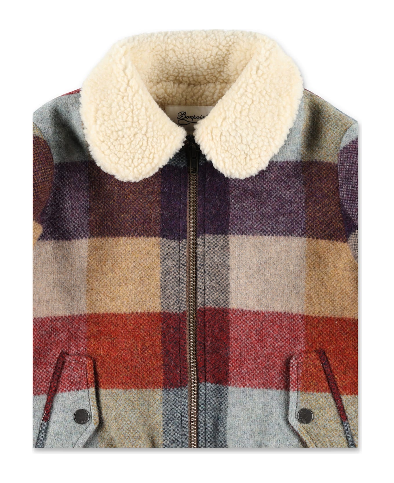 Bonpoint Kid - Jodie Checked Jacket - MULTICOLOR