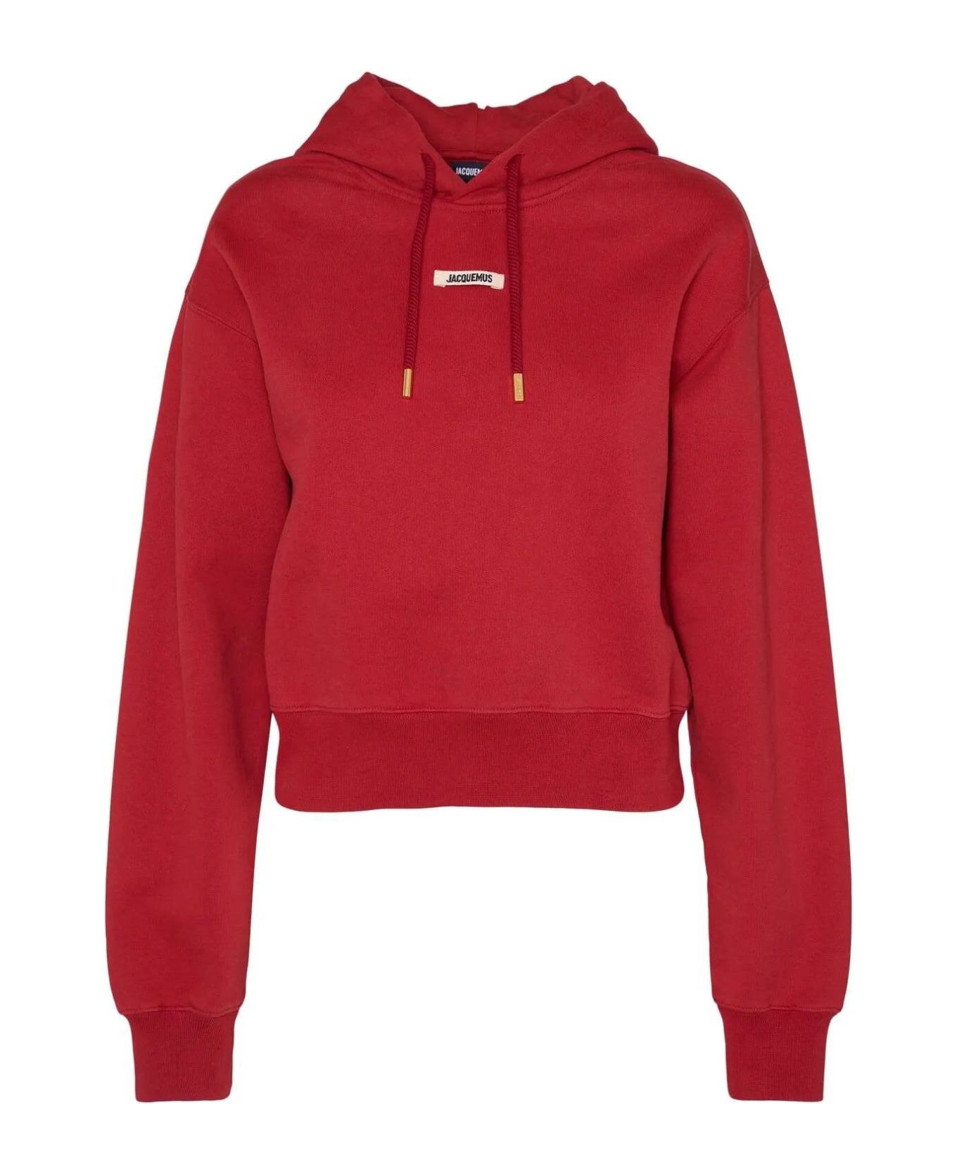 Jacquemus Le Hoodiegros Grain - Dark red