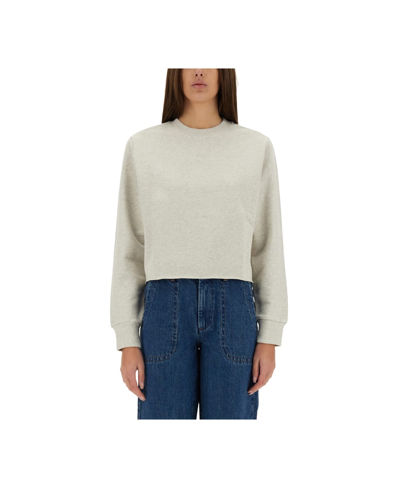 A.P.C. Sweatshirt With Logo - GREY