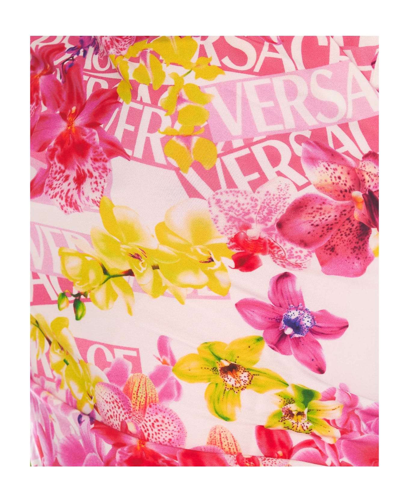 Versace Sleeveless Printed Top - Pink