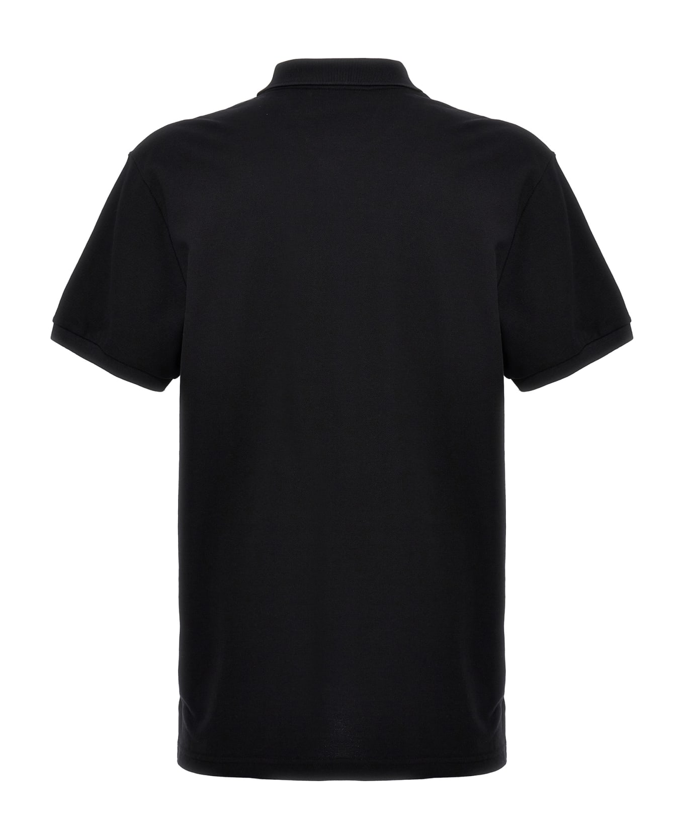 Moschino Drawn Teddy Bear Polo Shirt - Black