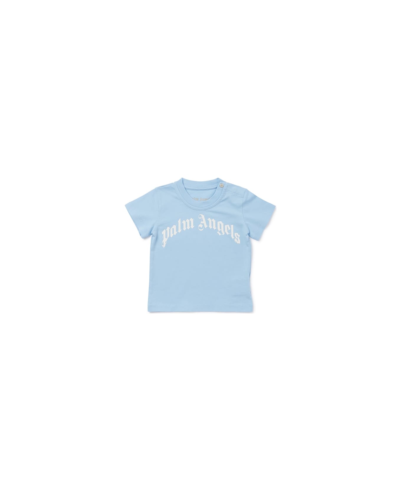 Palm Angels Pacurvedlogotripacktshirt - AZURE