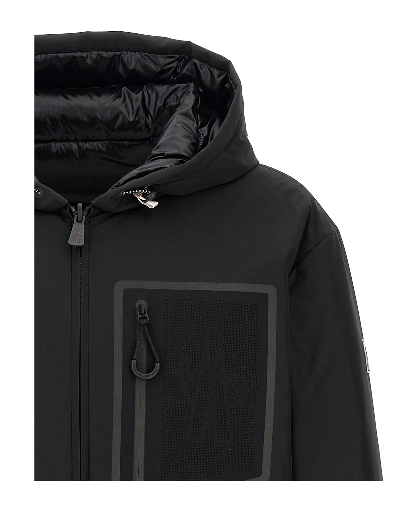 Moncler Grenoble 'bergun' Reversible Down Jacket - Black  
