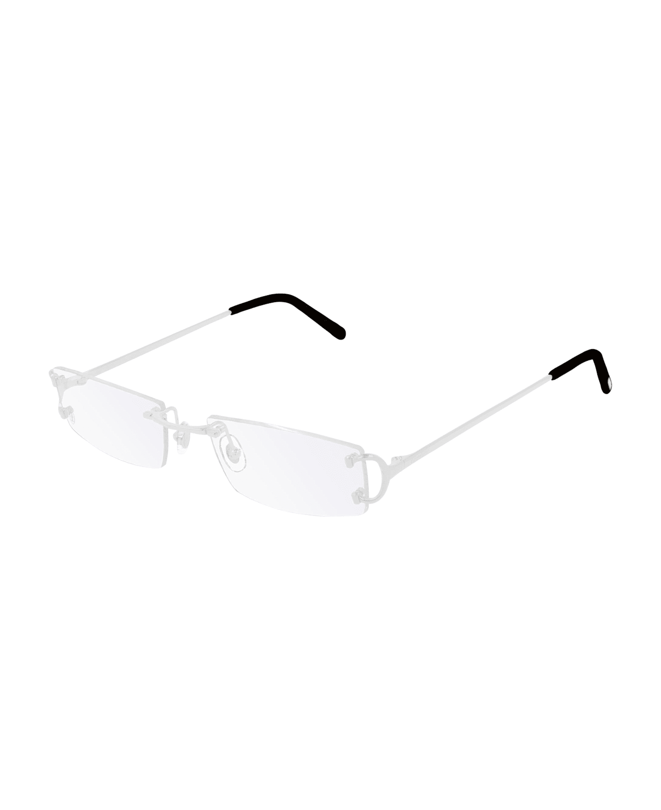 Cartier Eyewear Décor C De Cartier Ct0092o-002 - Silver Rx Glasses - Silver