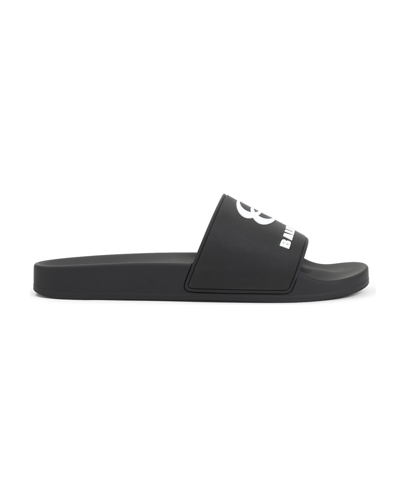 Balenciaga Pool Slide - Black White