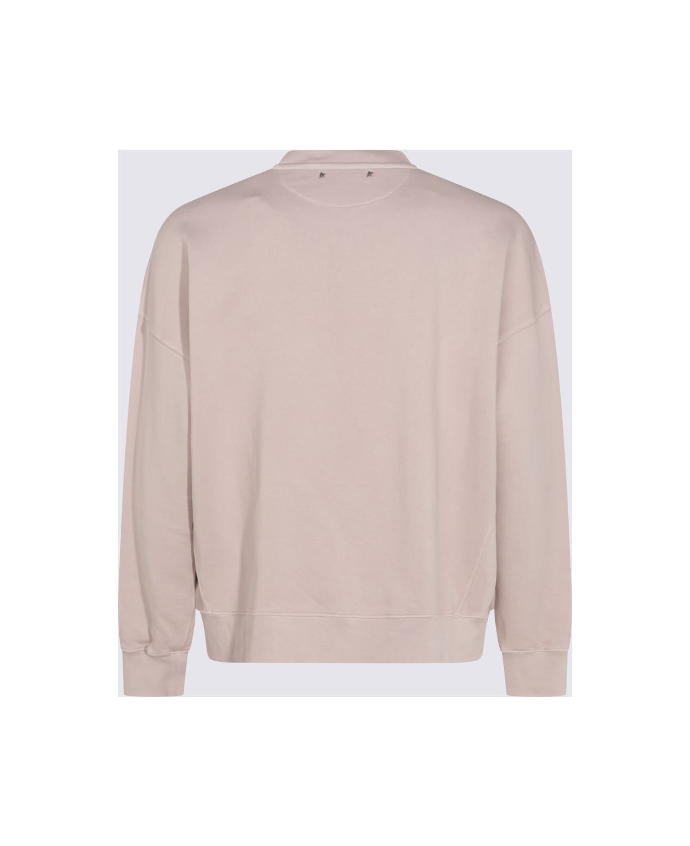 Golden Goose 'college' Pink Cotton Sweatshirt - Pink