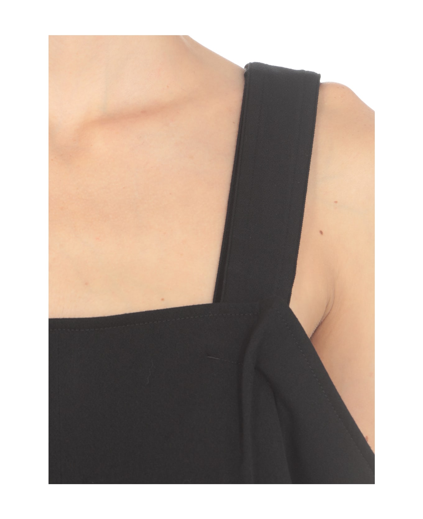 Yohji Yamamoto Wool Overalls - Black