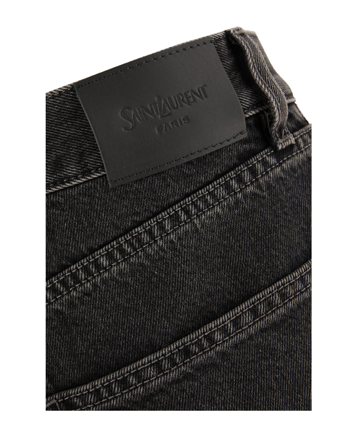 Saint Laurent Black Denim Jeans - WESTWOOD BLACK