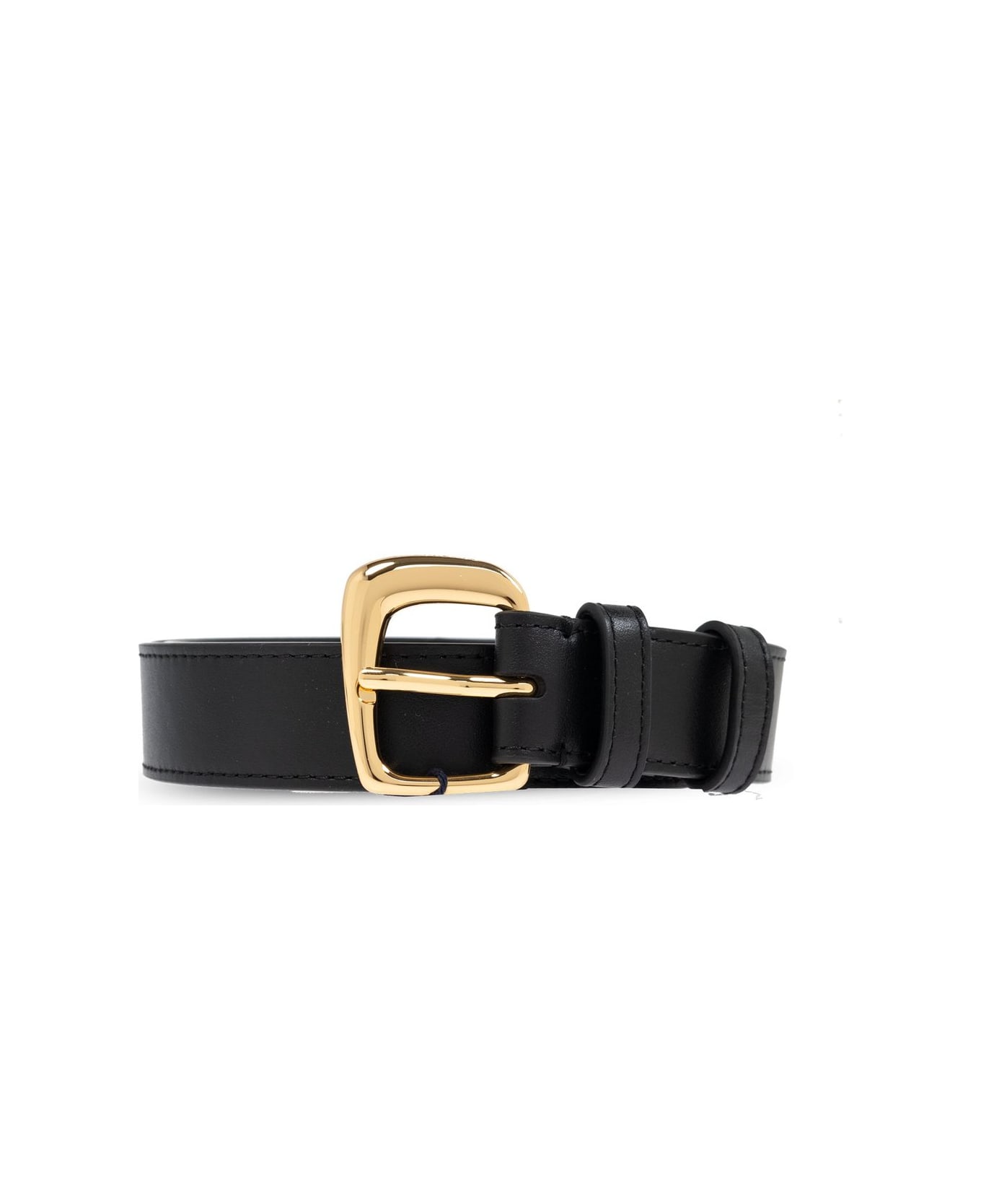 Jacquemus La Ceinture Ovalo J Buckle Belt - Black