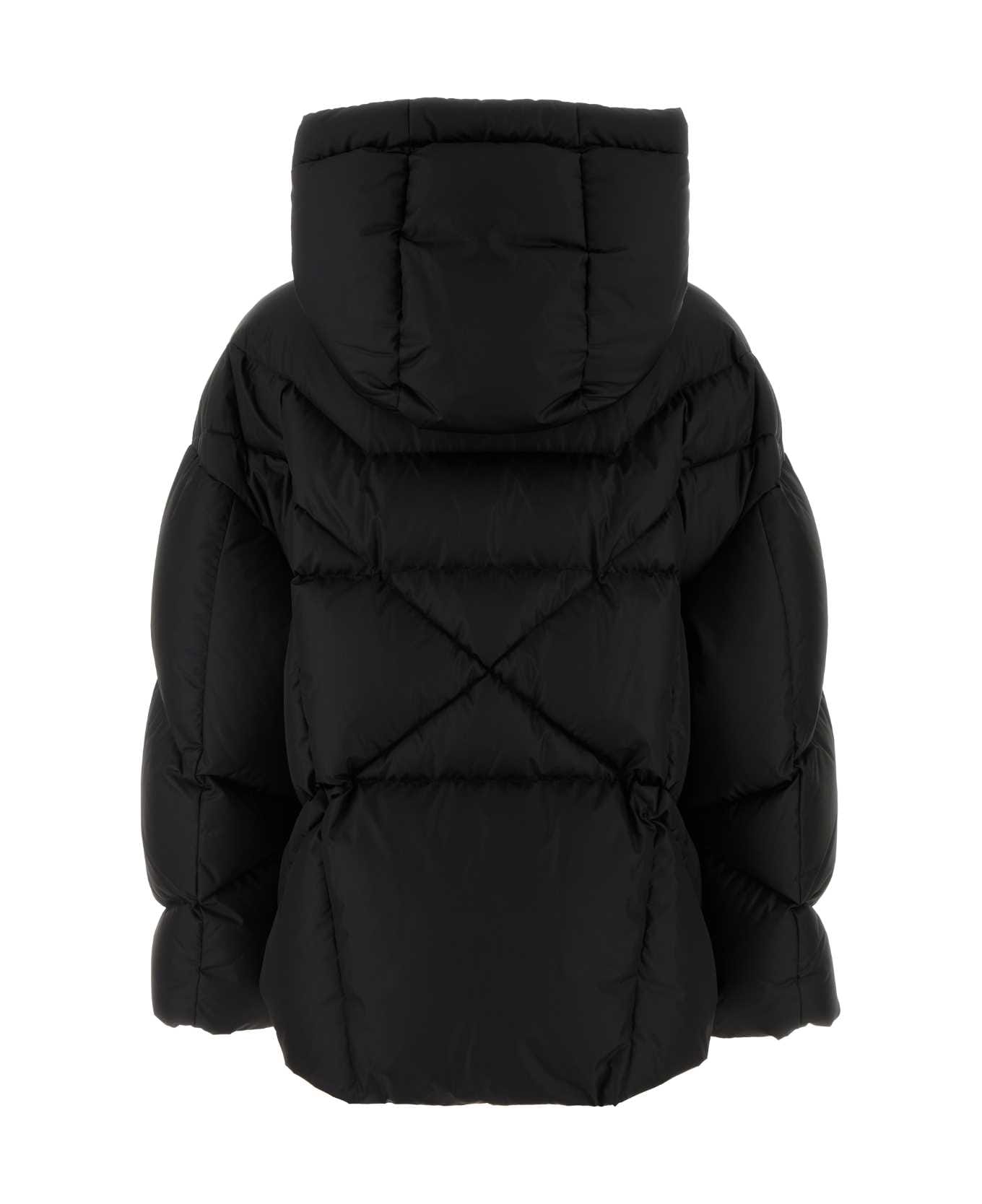 Khrisjoy Black Polyester Blend Milano Down Jacket - BLACK